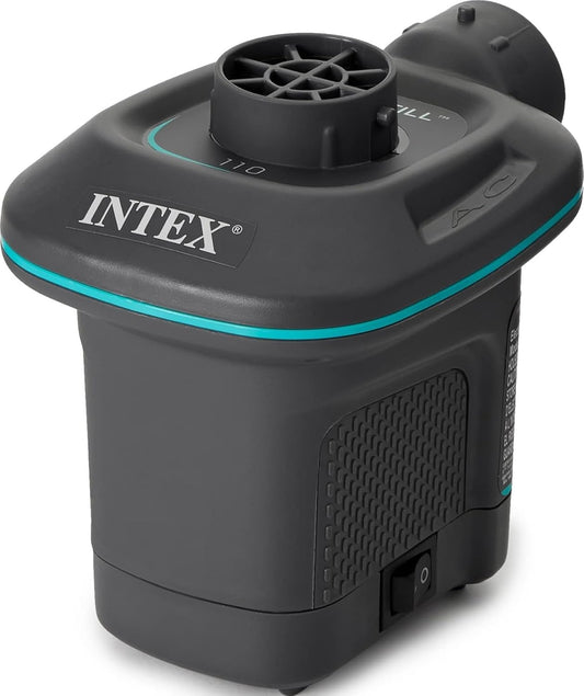 INTEX QuickFill Electric Air Pump: Inflates and Deflates Air Mattresses, Inflatable Kayaks, Boats, Toys