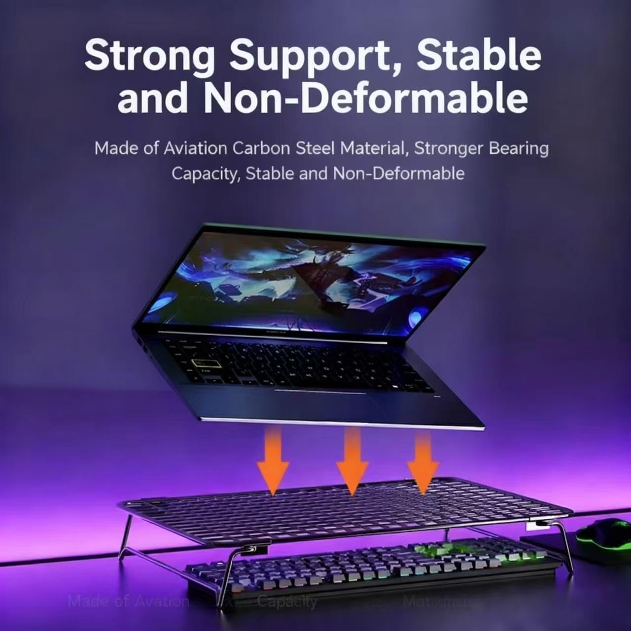 Extra Large Foldable Cooling Rack - Multi-Purpose Baking Cooling Rack for Cakes, Breads, Laptop Stand for Computer Cooling, Grill Rack with Foldable Legs (16.85" x 11.05")