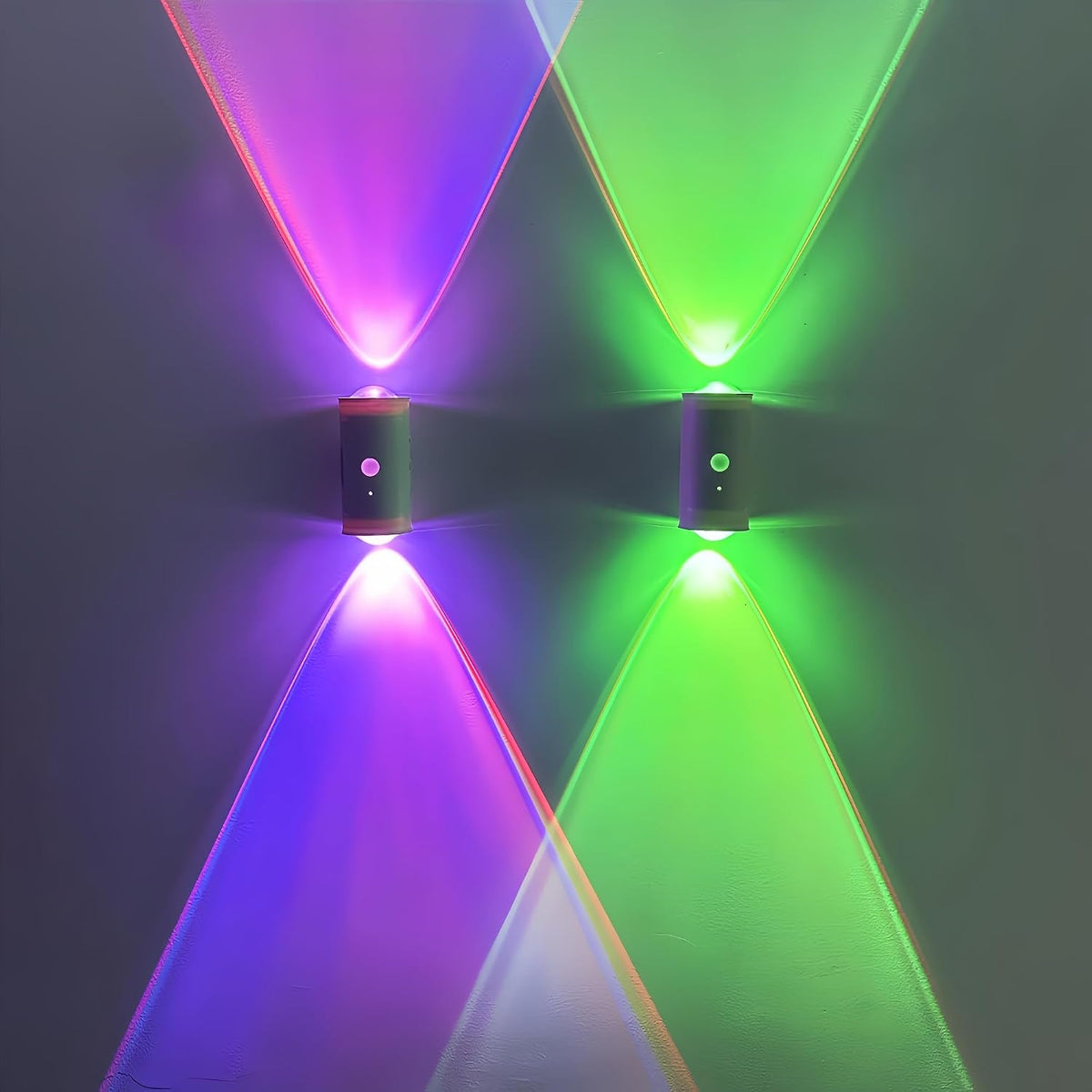 4 Pack RGB Dynamic Gradient Step Light, Rechargeable Motion Sensor LED Lamp