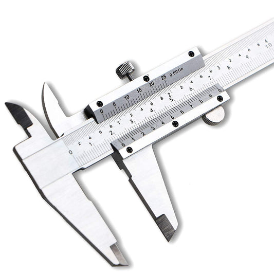 Spurtar Vernier Caliper Measuring Tool 6 inch/150mm, Non Digital Calipers | 0.001"/0.02mm High Precision, Durable Micrometer, Measuring Tool, Dual Imperialand Metric Scale