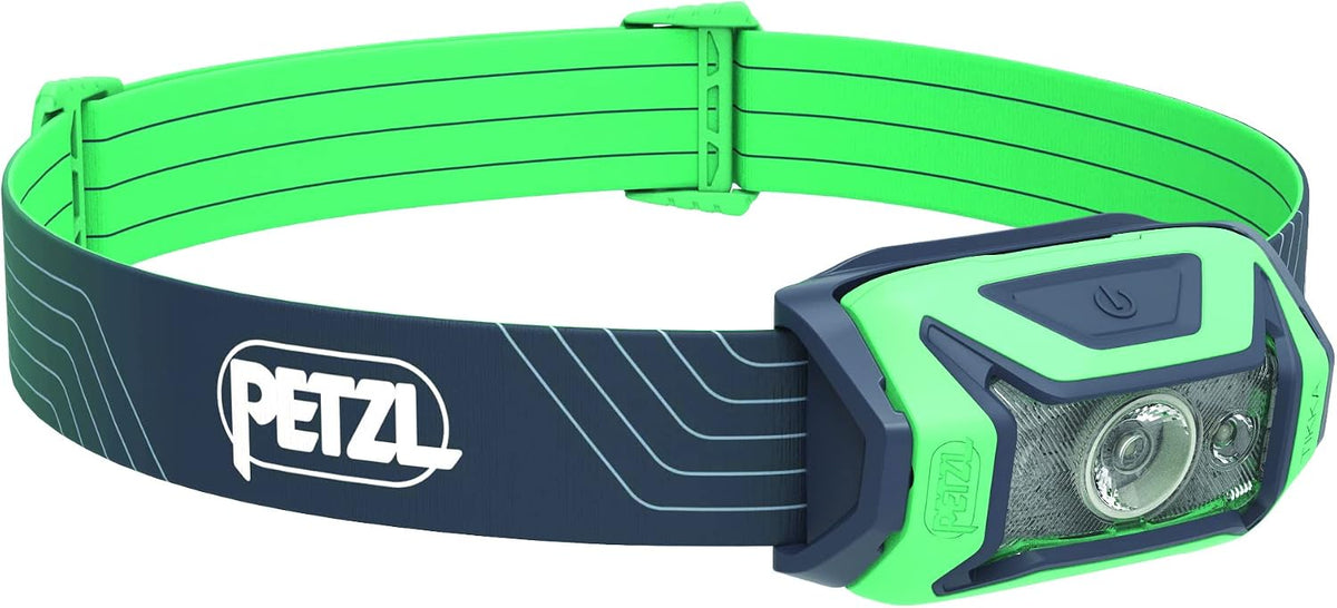 Petzl Tikka Headlamp - Black | Compact, 350 Lumen Light with Red Lighting, for Hiking, Climbing, Running, & Camping