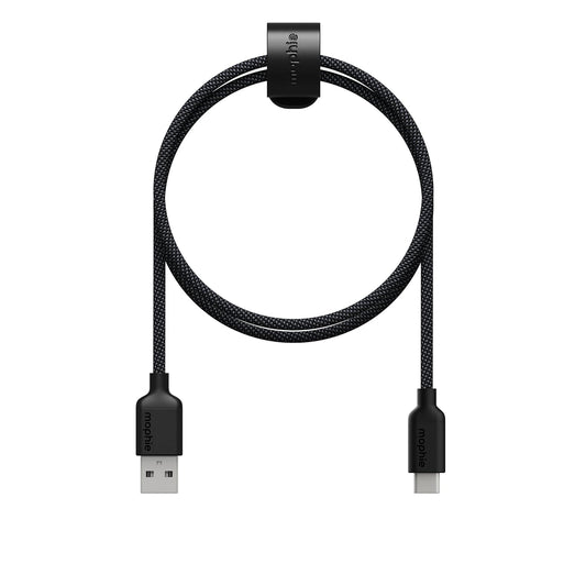 mophie Charge Stream USB-A to USB-C Cable 3ft - Flexible Silicone