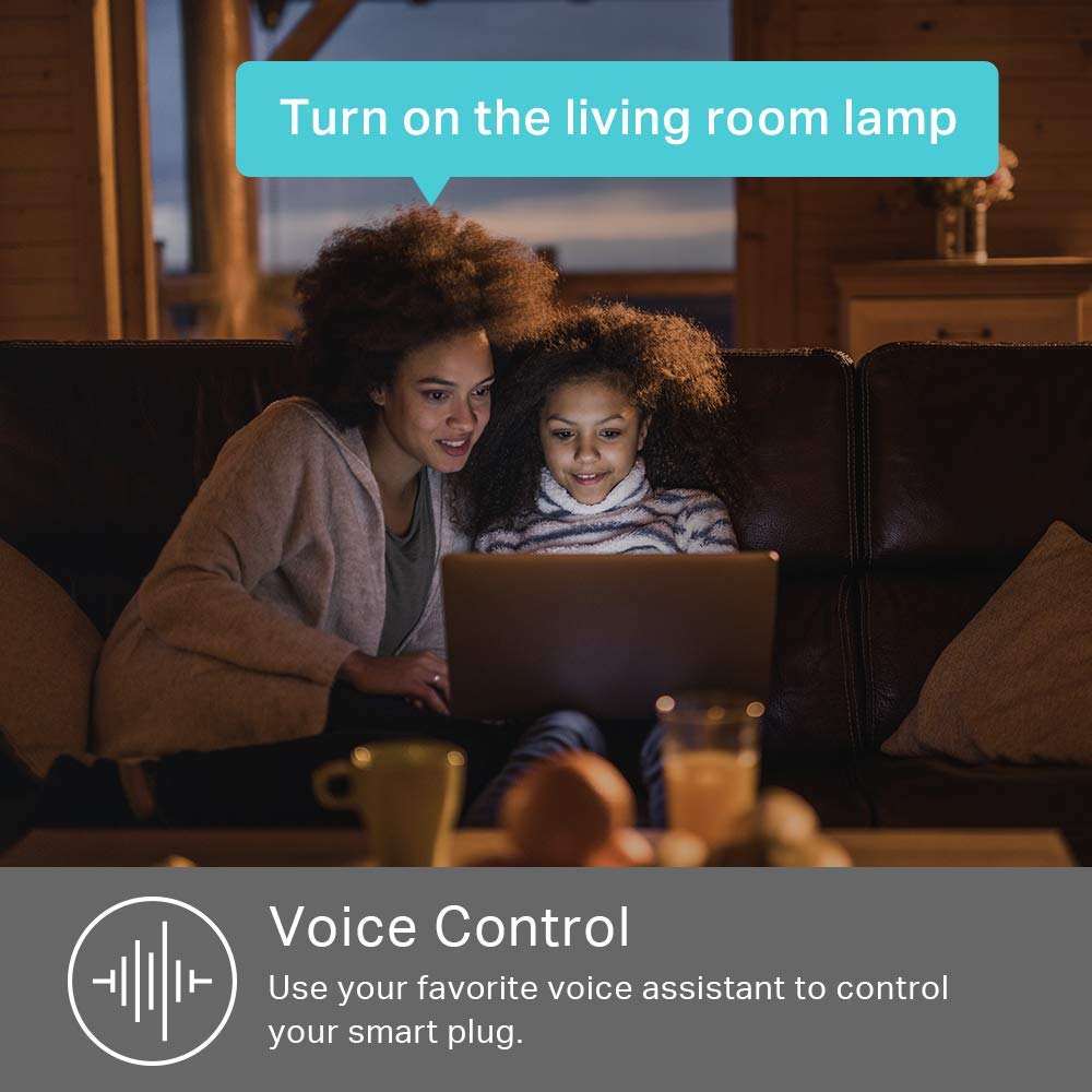 Kasa Smart Plug HS103P4, Wi-Fi Outlet Works with Alexa, Echo, Google Home & IFTTT, No Hub Required, Remote Control, 15 Amp, UL Certified, 4-Pack, White | Works with Echo, Google Home, No Hub Required, 15 Amp, UL Certified, Remote Control