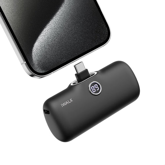iWALK USB-C Portable Charger for iPhone 17/16/15, Mini 20W 4,800mAh Wireless Power Bank Fast Charging Travel Battery Pack Compatible with iPhone 17/16/15 Plus/17 Pro/17 Pro Max, Andriod Phone Samsung