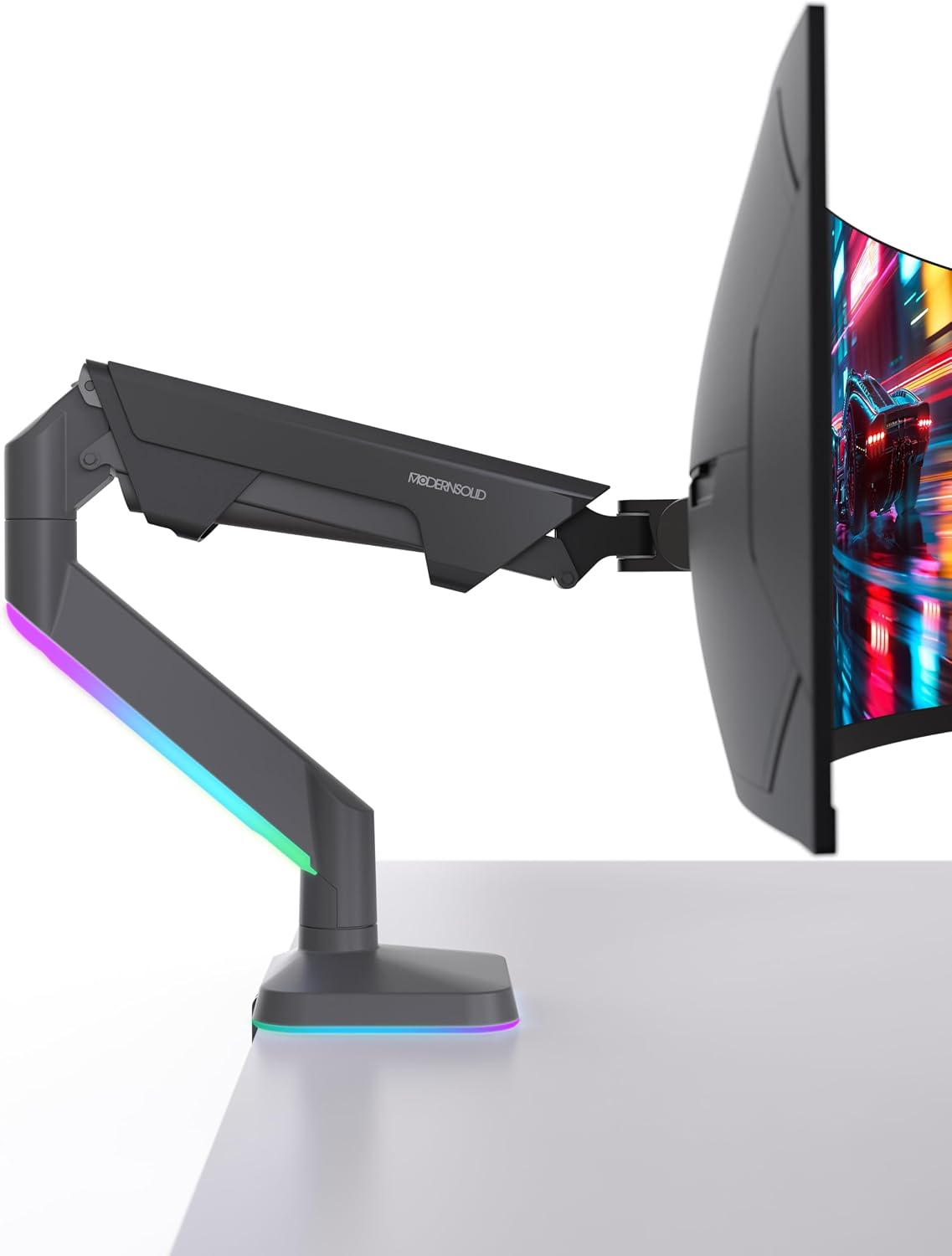 Modernsolid Dual Monitor Arm Desk Mount for Two 17-32 Inch Screens