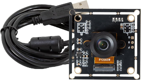 Arducam 120fps Monochrome Global Shutter USB Camera Module, 800P High Speed UVC Webcam with 130°D Wide Angle M12 Lens, for PC, Laptop, Android Devices & Raspberry Pi