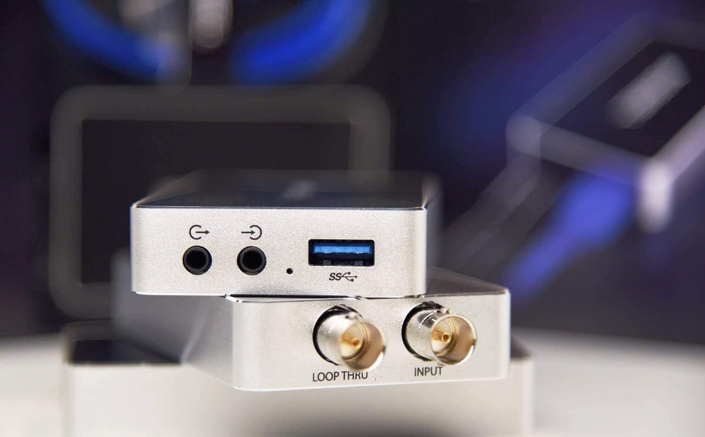 Magewell USB Capture SDI Plus– 1-Channel SDI to USB 3.1 Audio/Video Capture with Loop-Through, Analog Line I/O, Up to 2K / 120fps (32050)