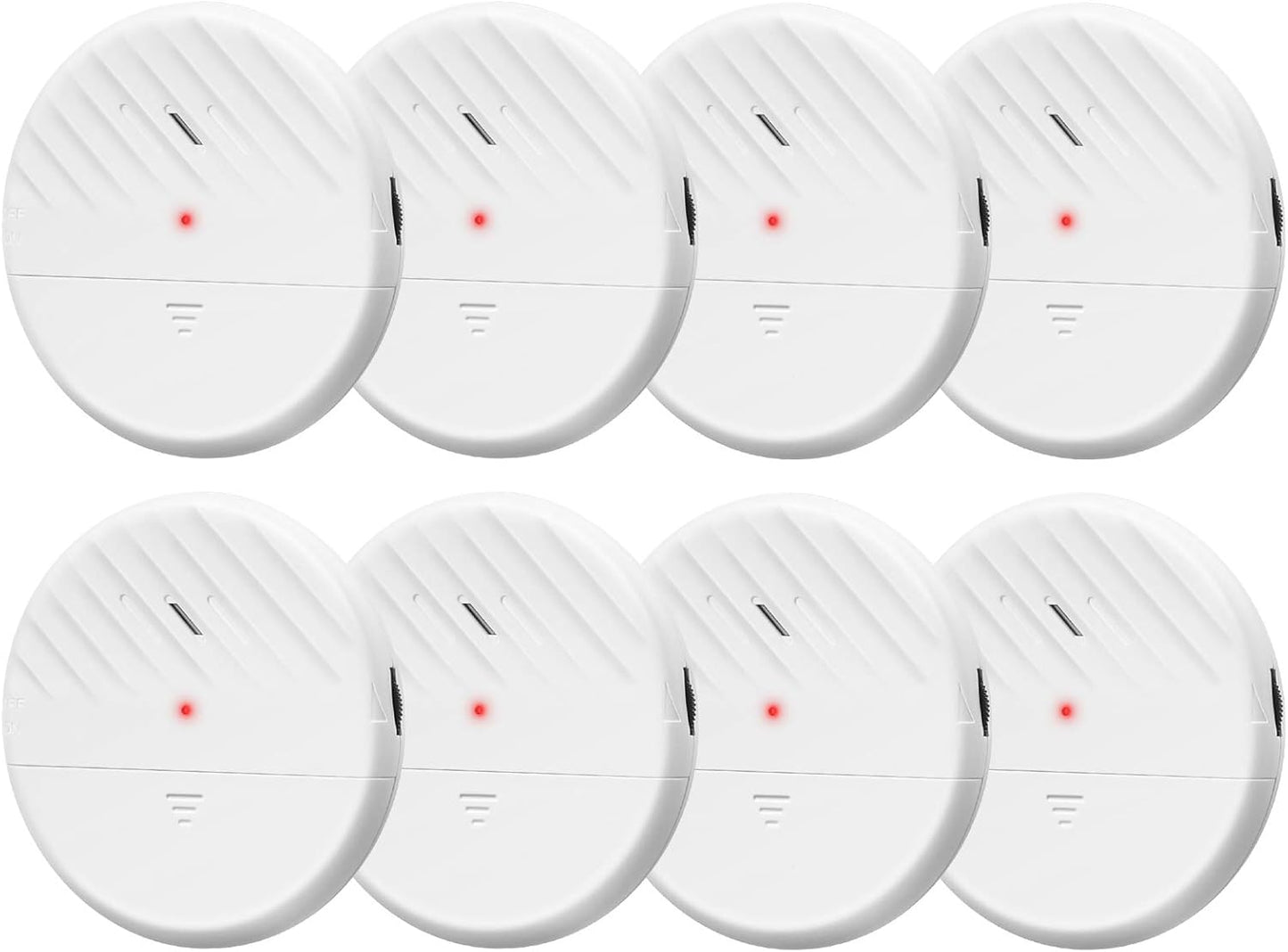 Wsdcam Glass Break Sensor Alarm 125dB Ultra-Slim Wireless Glass Break Detector Window Alarm Vibration Sensor for Home Window and Door Security (8)