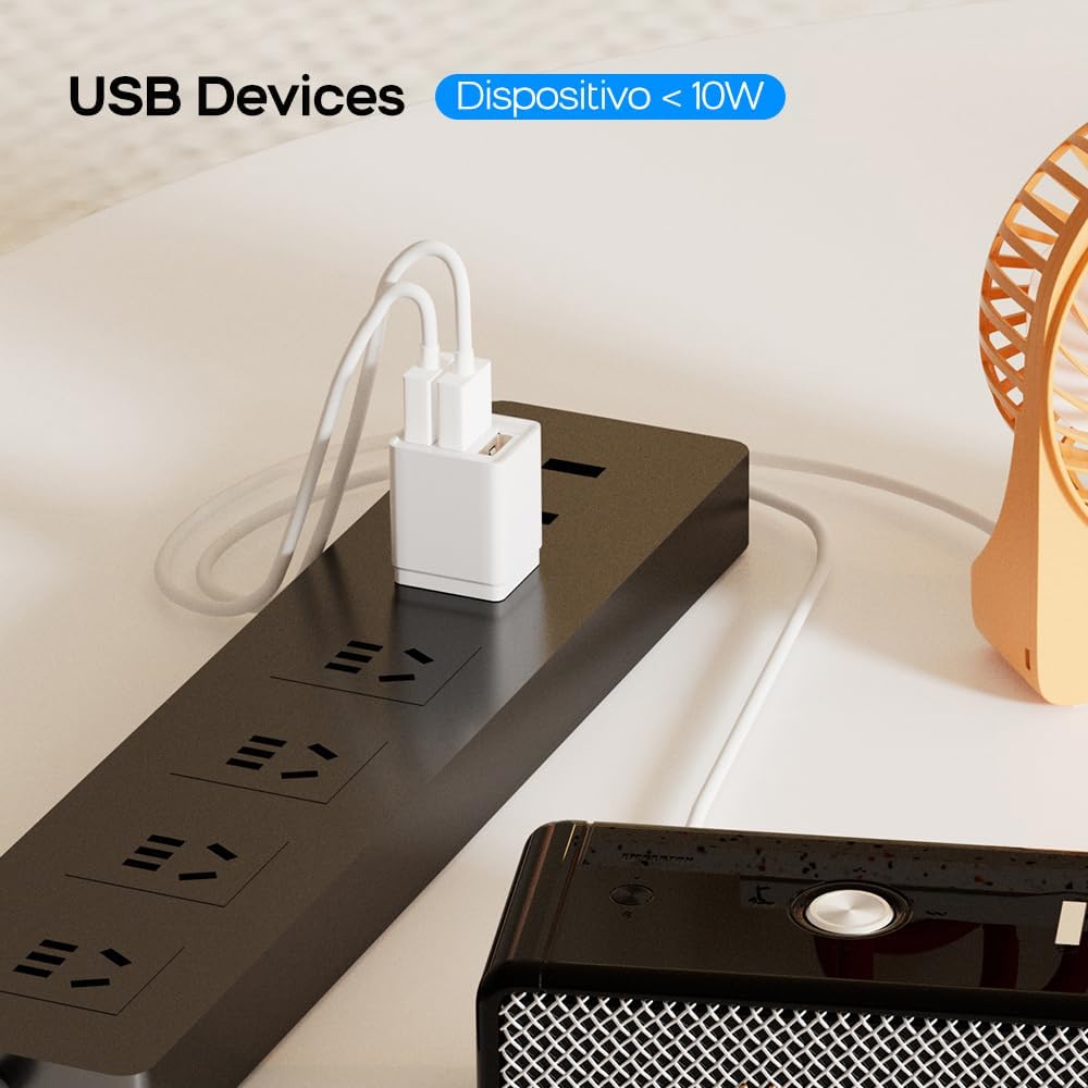 WiFi Smart USB Adapter Compatible with Alexa, Voice & APP Remote Control, Schedule & Timer,for Fan,Lamp,Phone (3 CH)