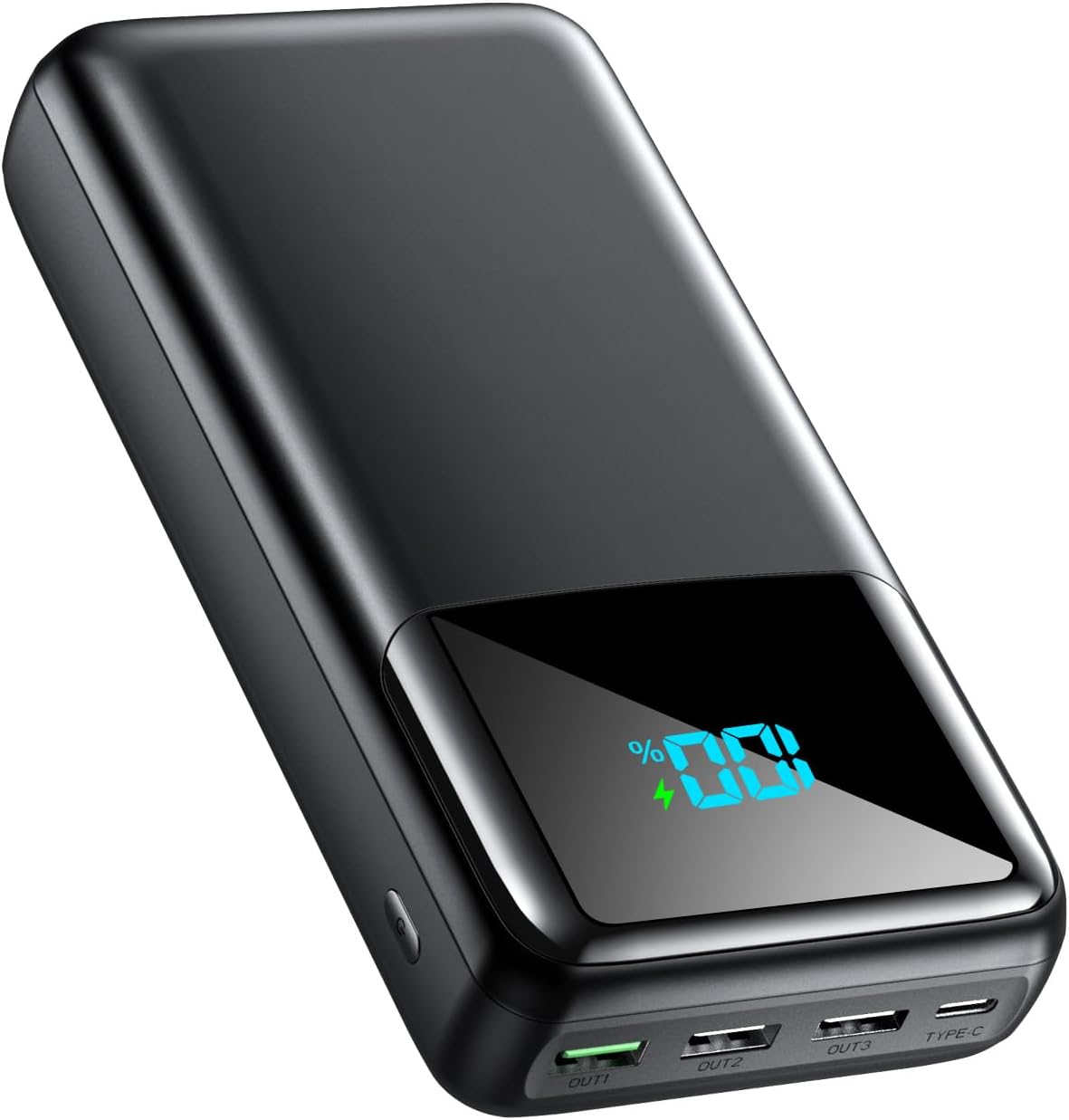 Portable Charger Power Bank 50000mAh, USB-C PD 30W Fast Charging, High Capacity External Battery Pack for Camping, Portable Phone Charger for iPhone 17/16/15/14/13/12/11 Samsung Android (Black)