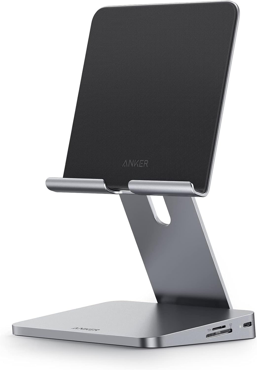 Anker USB C Hub for iPad, 551 USB-C Hub (8-in-1), with Foldable Tablet Stand, iPad Pro Dock, 4K HDMI, 2 USB-A Data Ports, for iPad Pro 5th Gen/iPad Air 5th Gen/iPad mini 6th and Later (Silver)
