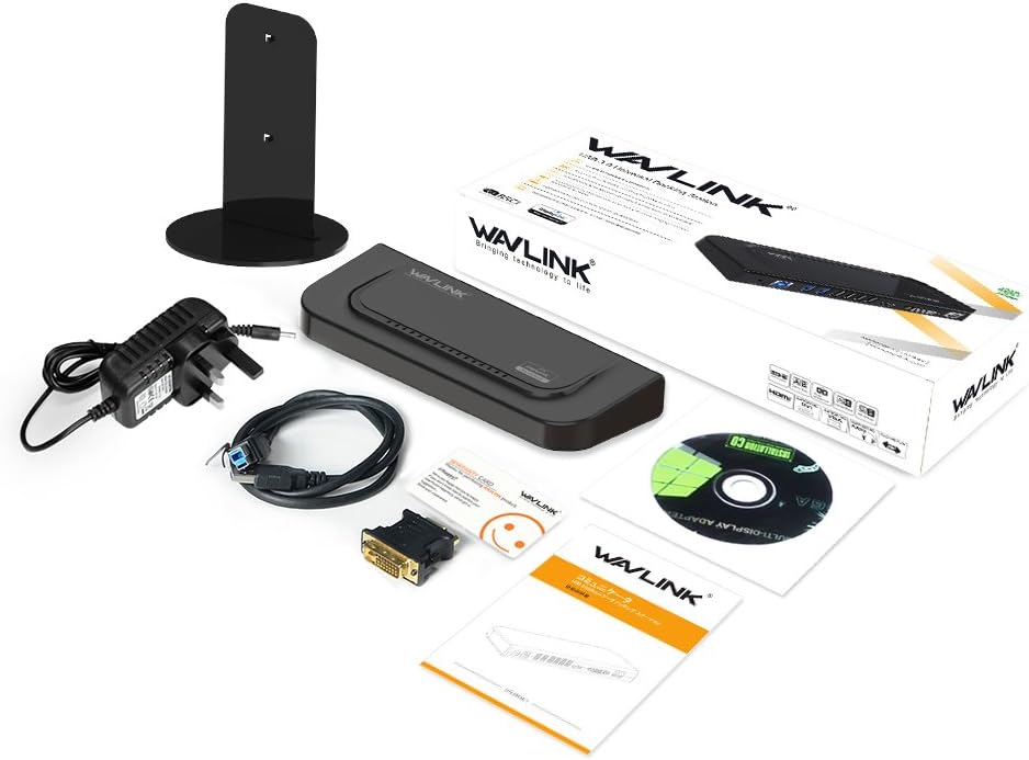 WAVLINK Universal Docking Station Dual 1080P Monitor for Mac, Windows