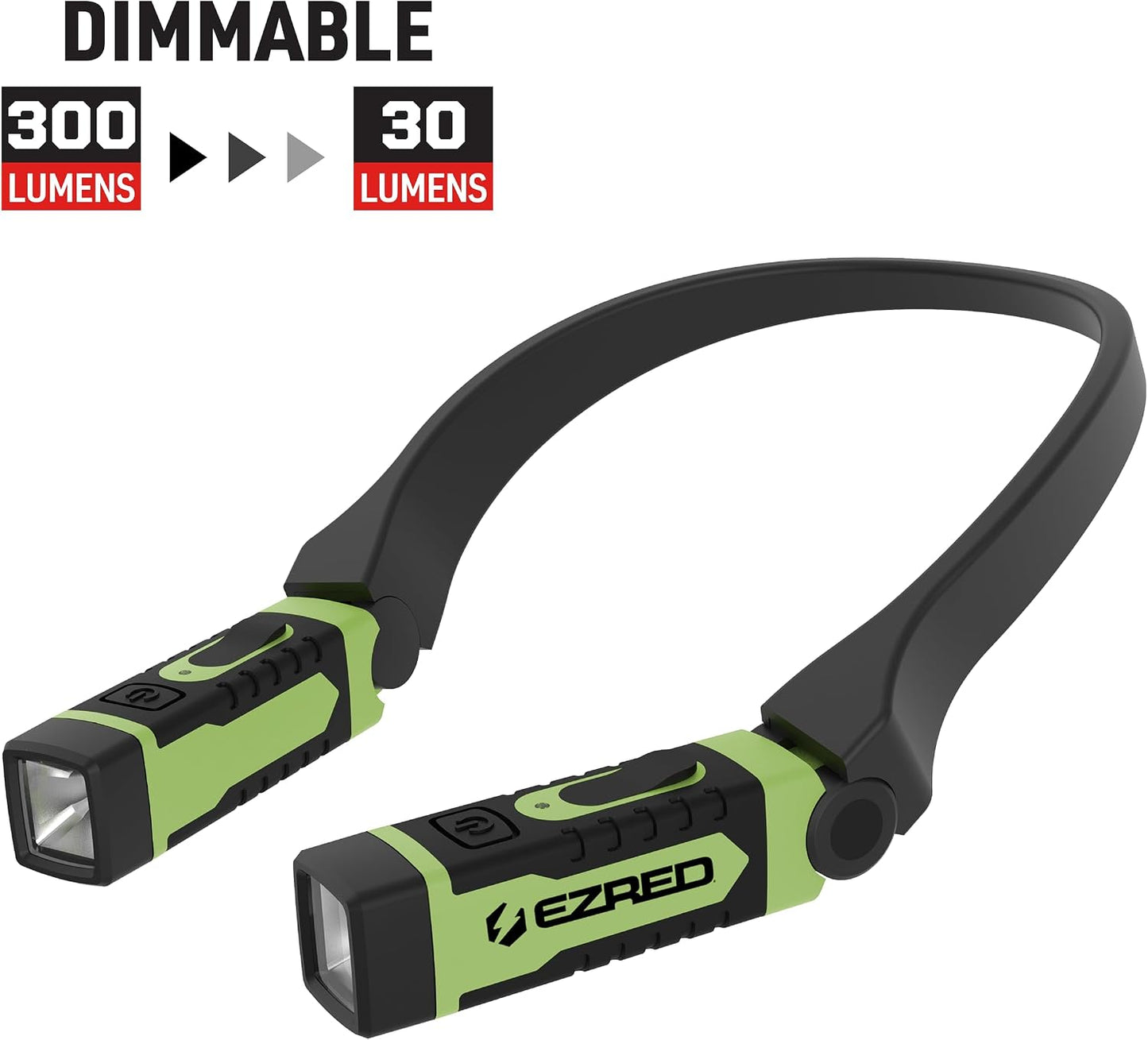 EZRED ANYWEAR Rechargeable Neck Light for Hands-Free Lighting, soft green