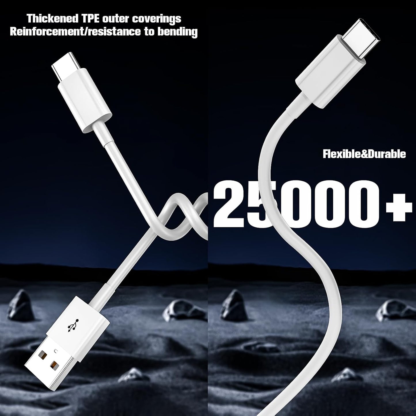 Car Carplay Cable for iPhone 17/16/15,iPhone 16/15 Plus17/16/15 Pro 17/16/15Pro Max charger ,USB A to USB C for Carplay USB C Cord, iPad USB C Cable 10th, iPad Air Car Charger Cable Cord 6FT (White)