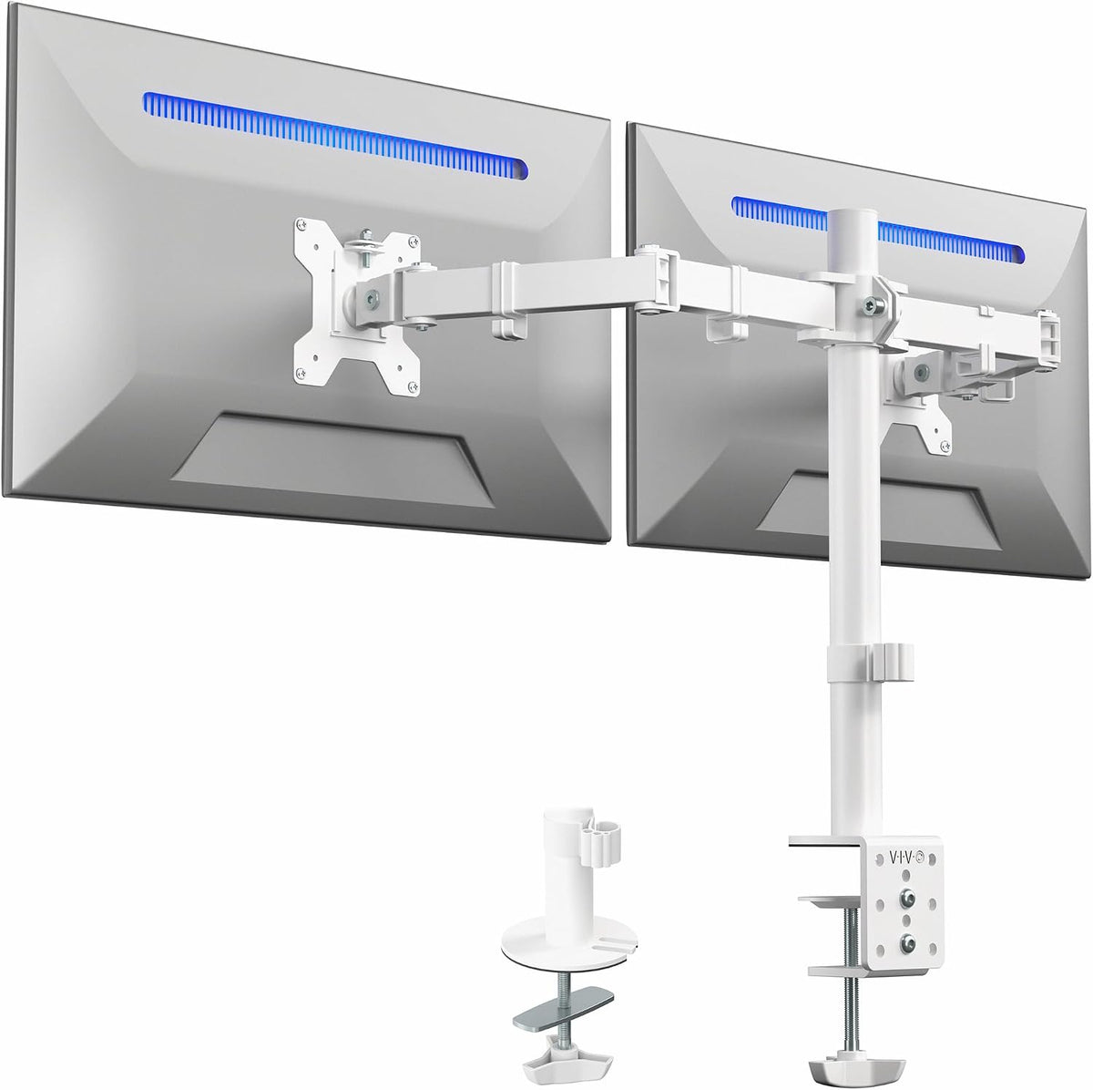 VIVO Dual Monitor Desk Mount for 13 to 30 inch Screens, STAND-V002W