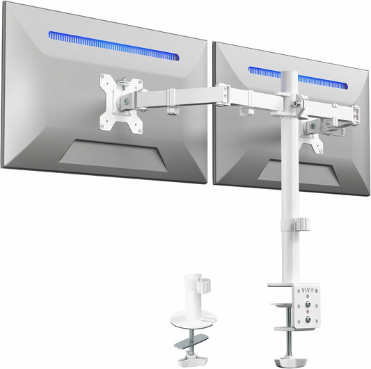 VIVO Dual Monitor Desk Mount for 13 to 30 inch Screens, STAND-V002W