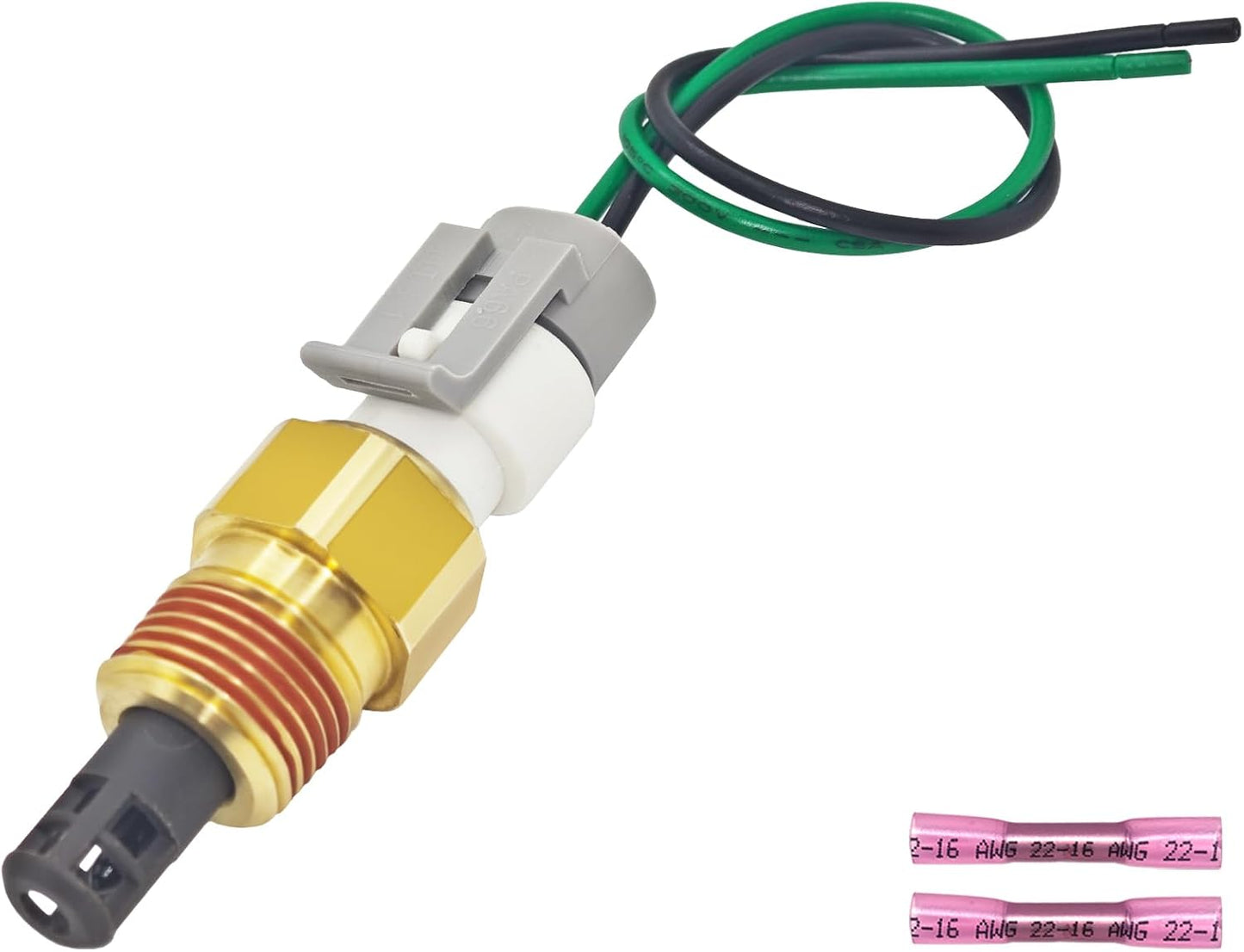 25036751 Intake Air Temperature Sensor Kit w/Pigtail Harness - Fits for GM, Buick, Cadillac, Chevrolet, GMC, Oldsmobile, Pontiac (1985-2009 Models) - Replaces 25036751, 25037225, 25037334