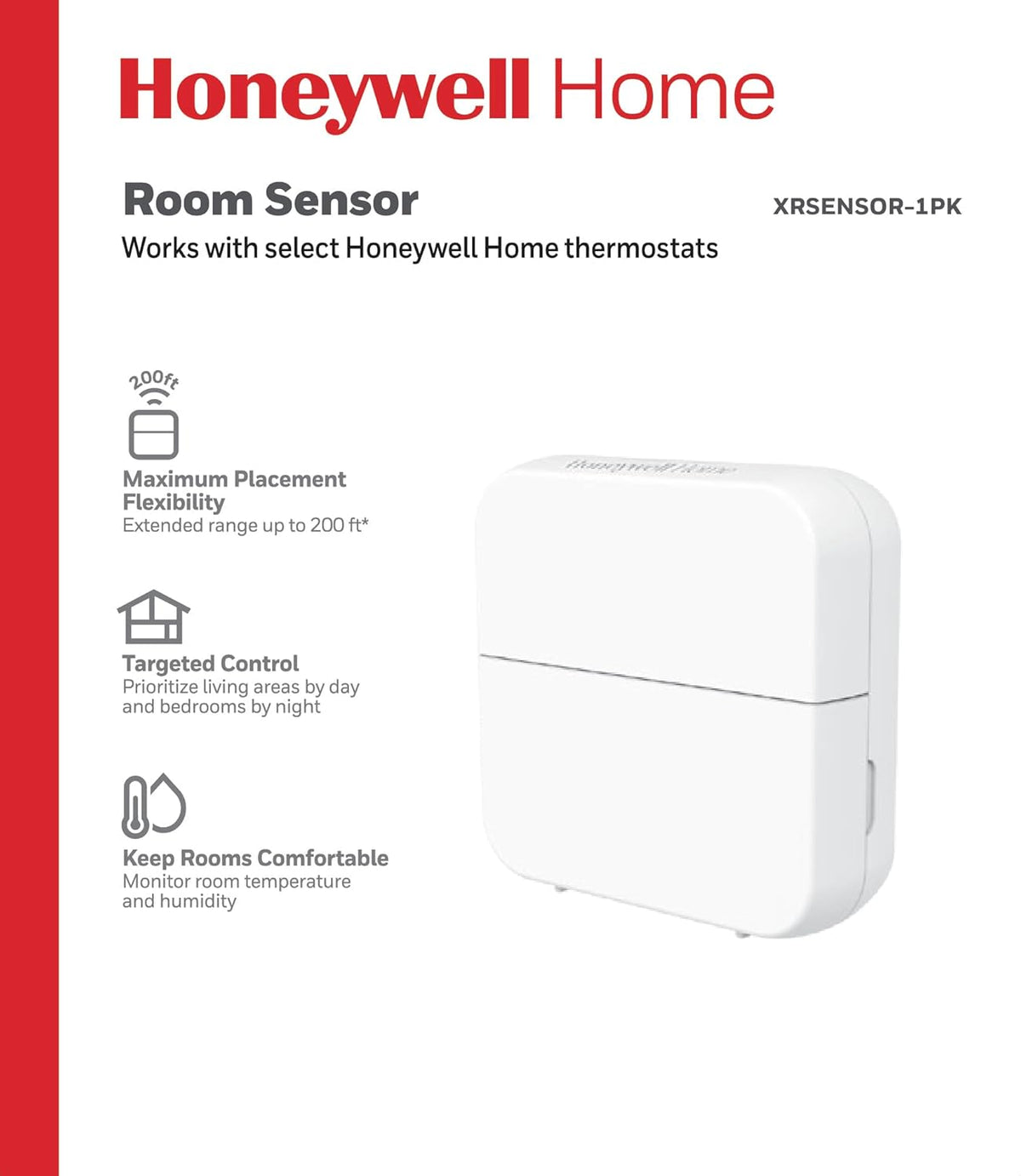 Honeywell Home X Series Sensor (Not Compatible with T9/T10 thermostats)