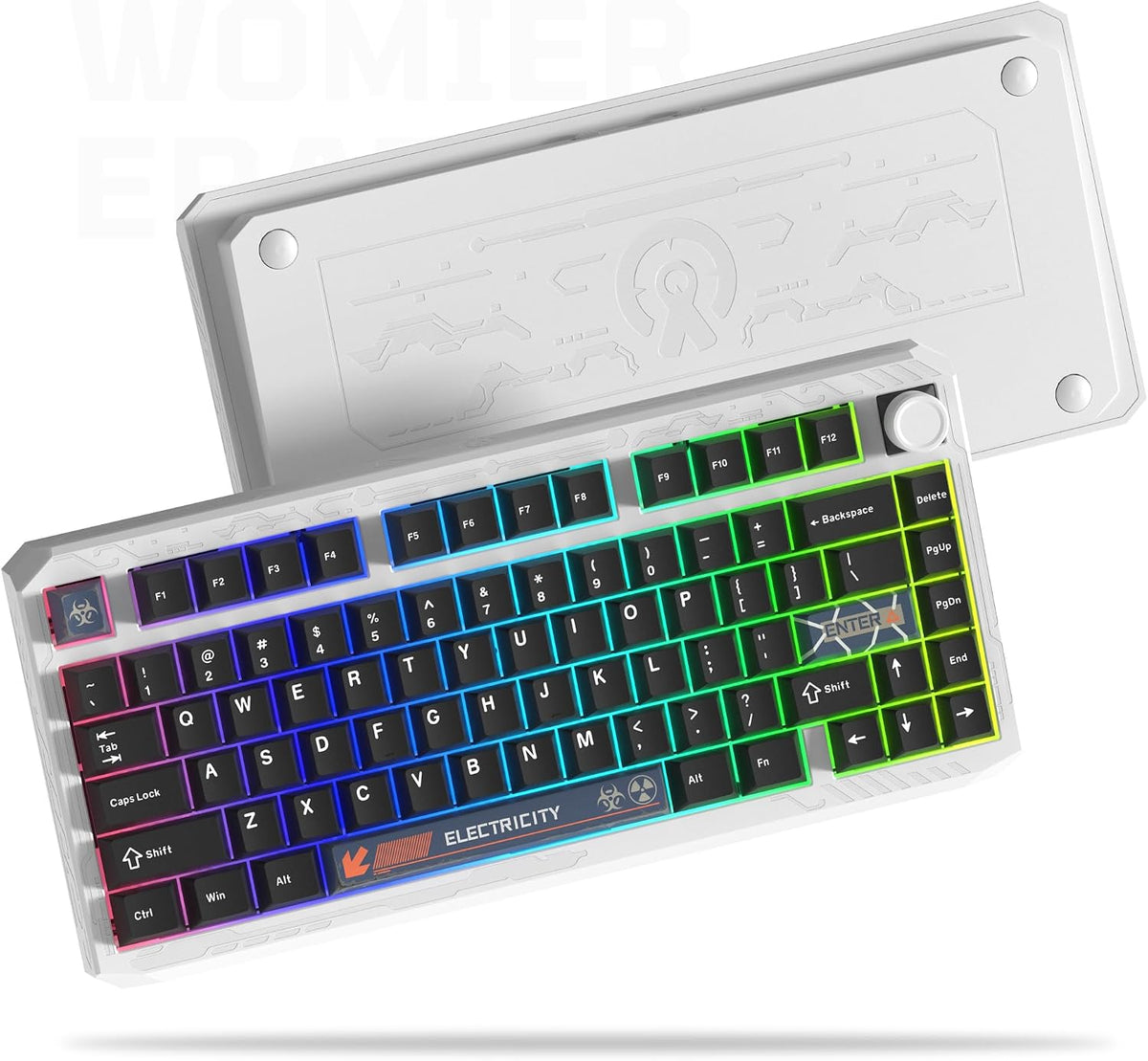 Womier SK75 75% Keyboard Full Aluminum Wireless Mechanical Gaming Keyboard