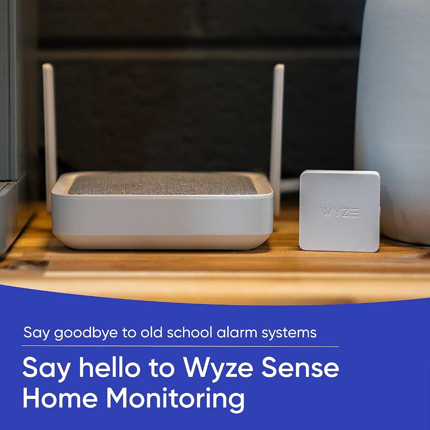 Wyze Home Security System Entry Sensor - Window and Door Entry Protection (3-Pack) Wyze Sense Hub required