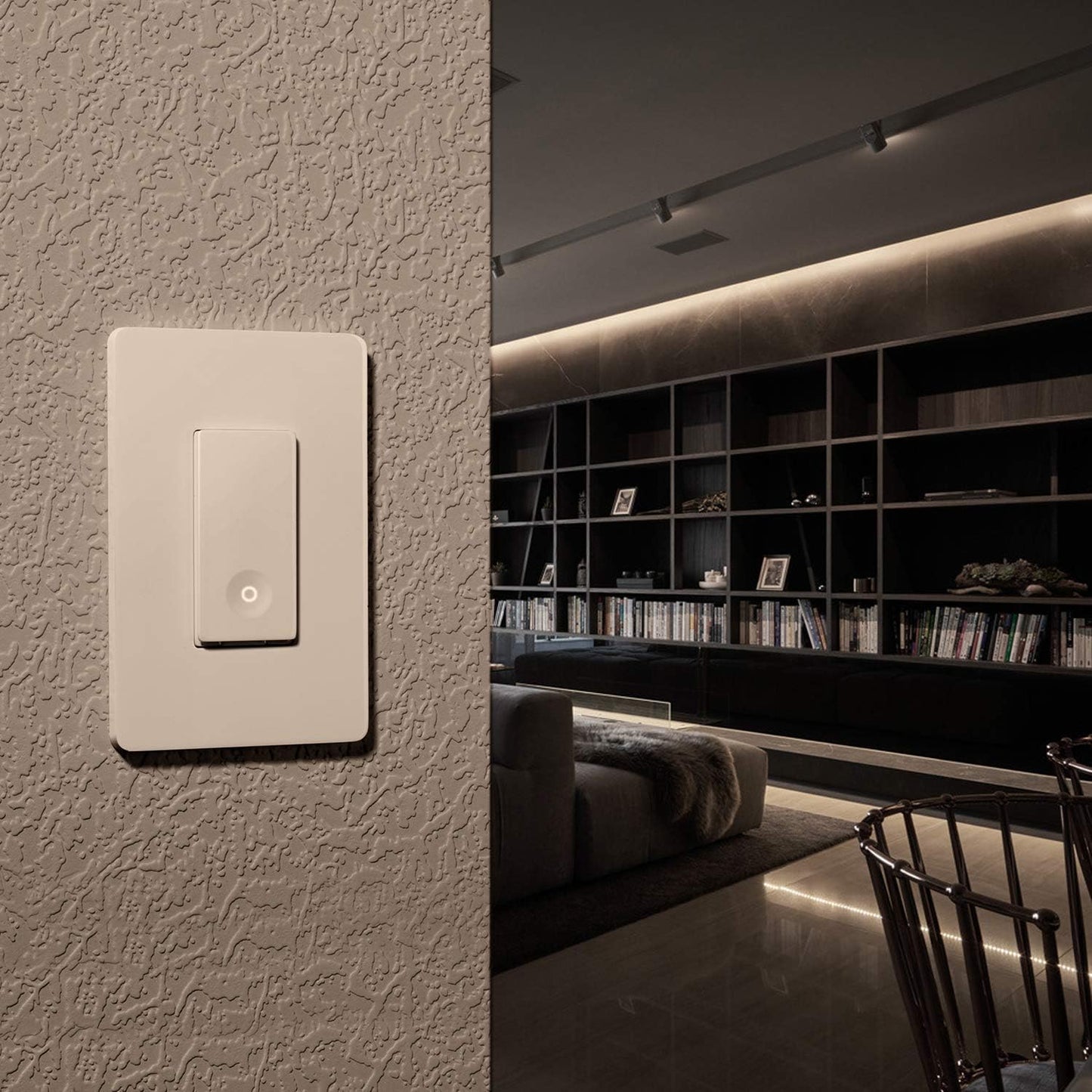 TREATLIFE Smart Switch 4 Pack, 2.4Ghz WiFi Light Switch Single-Pole, Neutral Wire Required, Works with Alexa, Google Home and SmartThings, Smart Home Remote Control, FCC Listed