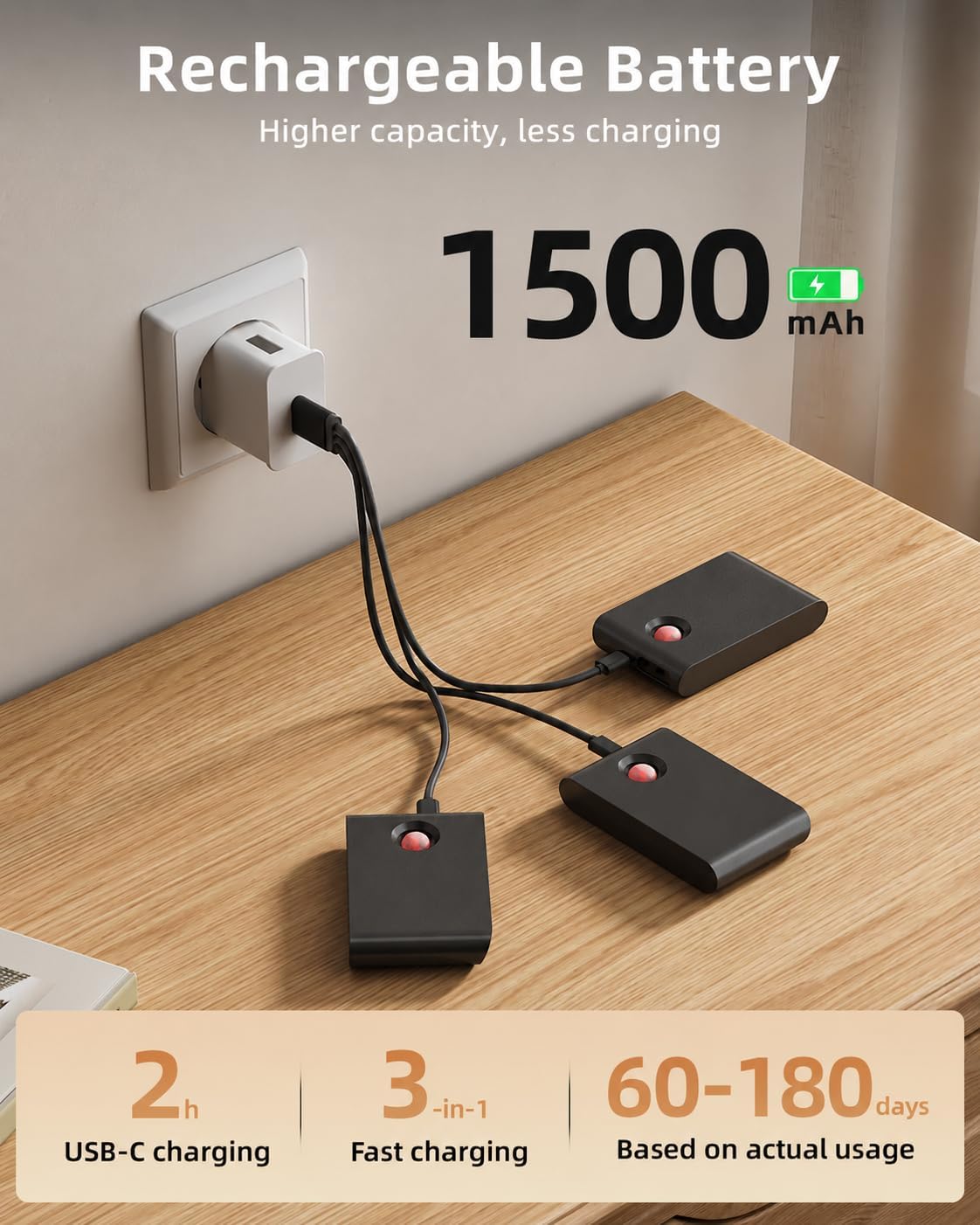 EZVALO 3 Pack Motion Sensor Night Lights, Sync LED Stair Lights Indoor, 1500mAh Rechargeable, Magnetic & Dimmable, 3000K Soft White, Portable Nightlight for Hallway, Stairs, Bathroom, Bedroom (Black)
