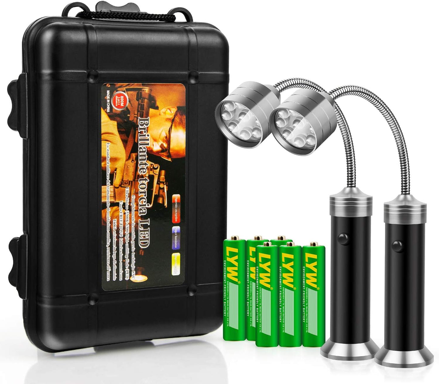 Barbecue Grill Light for Outdoor Grill, Super-Bright Led BBQ Lights, Gifts for Men, Traeger Pit Boss Smoker Grill Accessories,Batteries Included