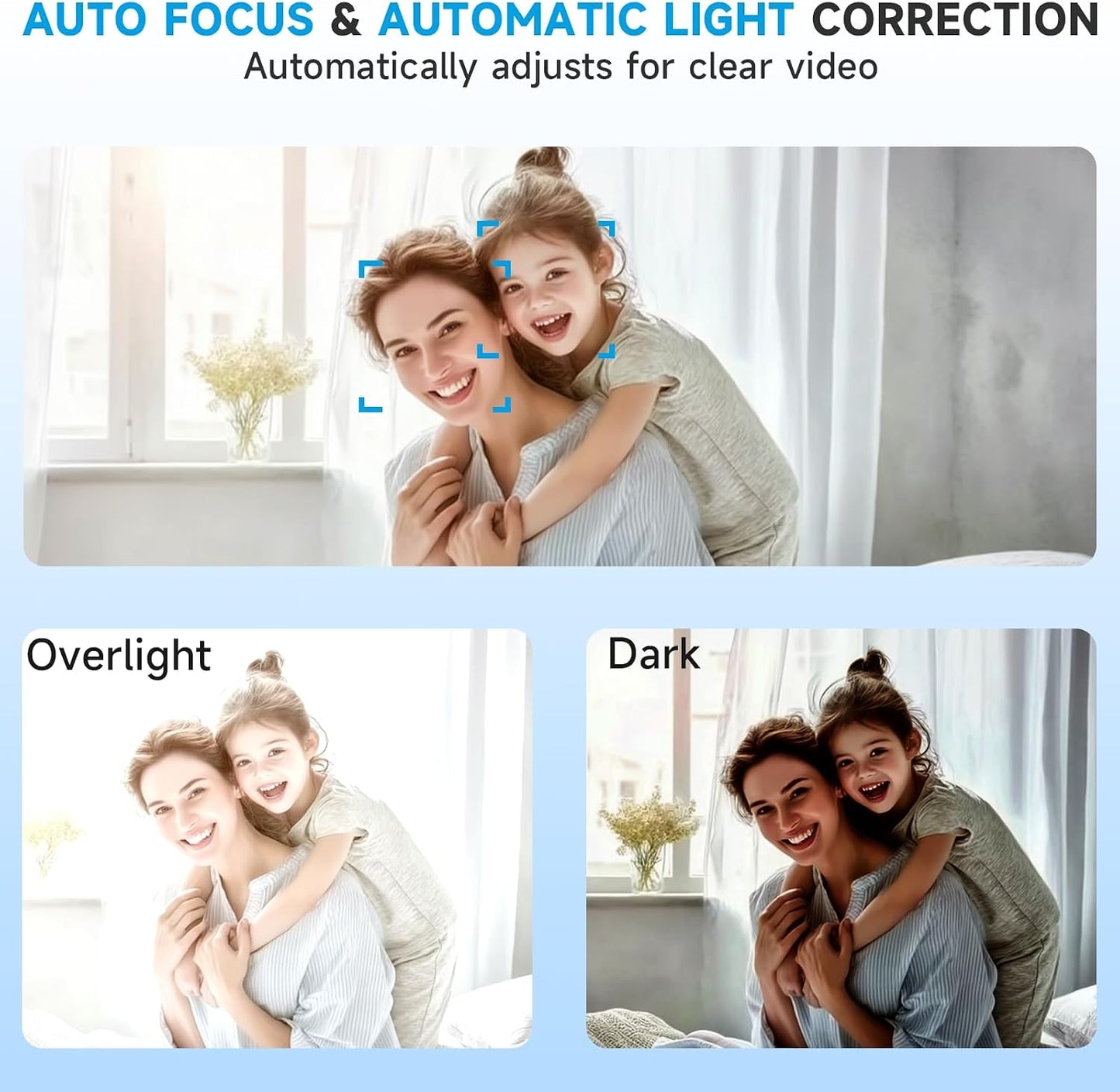 AOC 4K Webcam for PC, Streaming Computer Camera with Noise-Canceling Mic | 90° FOV, Privacy Cover, Plug & Play, Zoom/Skype/FaceTime Compatible, Works with Mac/Laptop/Switch 2, USB C-A Adapter Included