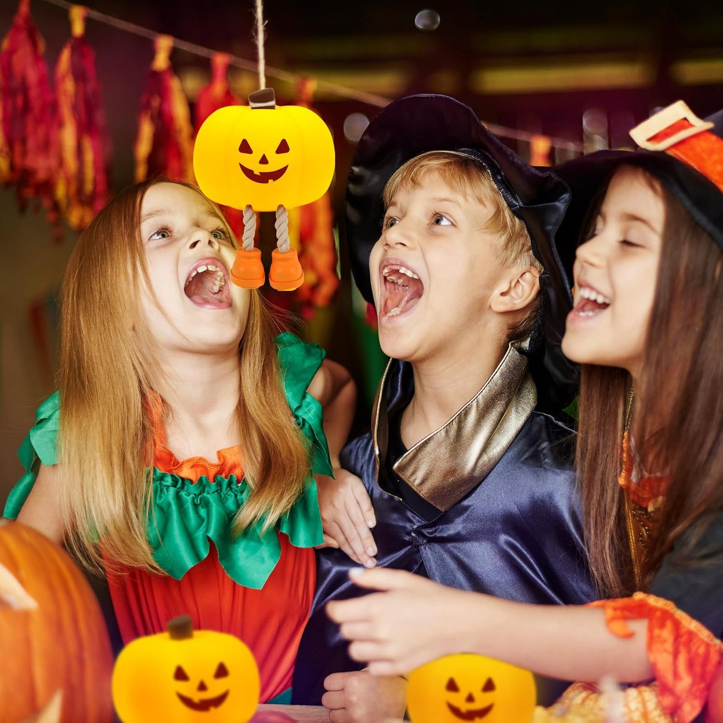 Pumpkin Night Light for Kids Cute Jack O Lantern Halloween Decor Nightlight for Baby Nursery Toddler Squishy Pumpkin Lights Cordless Rechargeable Dimmable Silicone Bedside Lamp Halloween Gifts