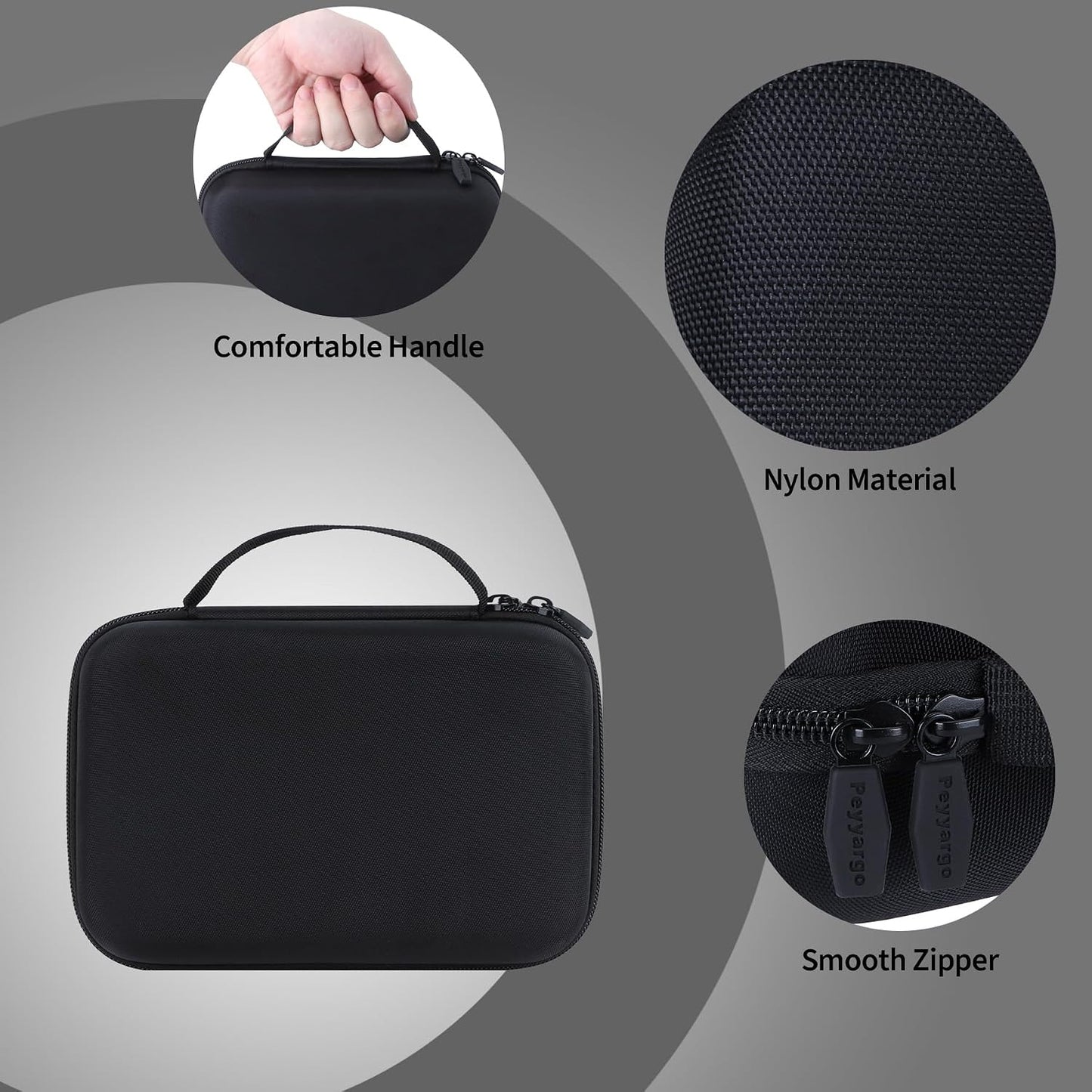 Case Compatible with WOLFBOX MF100 / MF50 Compressed Air Duster | Lightweight Carry, Secure Storage, Convenient Zipper, Soft Interior