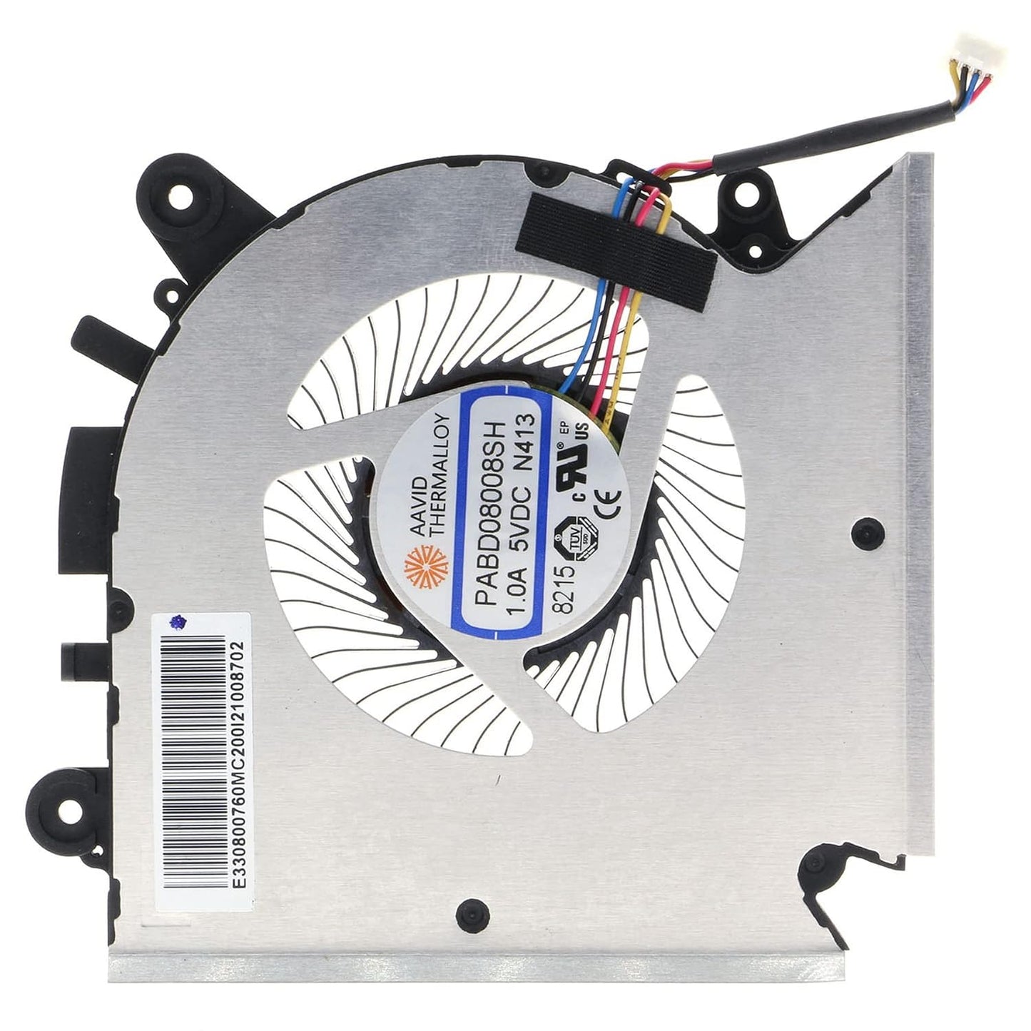 Replacement CPU Cooling Fan for MSI GF63 GF65 MS-16R1 MS-16R2 PABD08008SH N413 E322500300A DC 5V