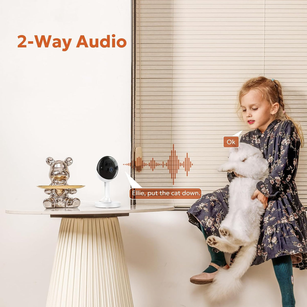 owltron Indoor Security Camera, 2K 3MP Cameras for Home Security