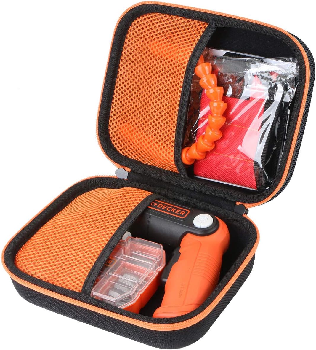 Aenllosi Hard Case for BLACK+DECKER 4V MAX Cordless Screwdriver BDCSFL20C | EVA Hard Shell, Impact Resistant Protection, Crush Resistant Protection, Water Resistant Protection, Case Only