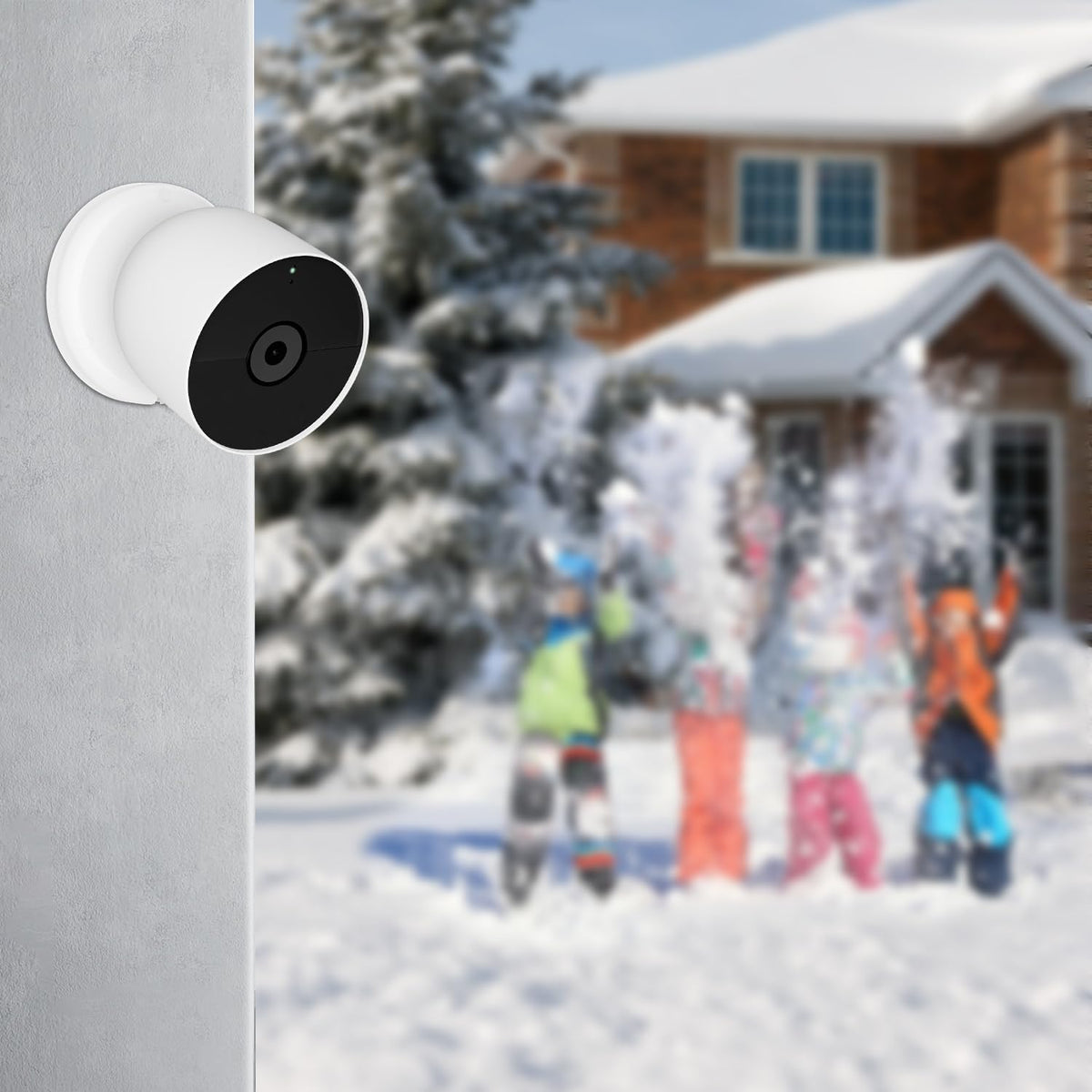 UYODM Magnetic Wall Mounts Compatible with Google Nest Cam Outdoor or Indoor, Battery - 2nd Generation, Magnetic Replacement Base Plate for Google Nest Camera(Nest Cam Not Included)