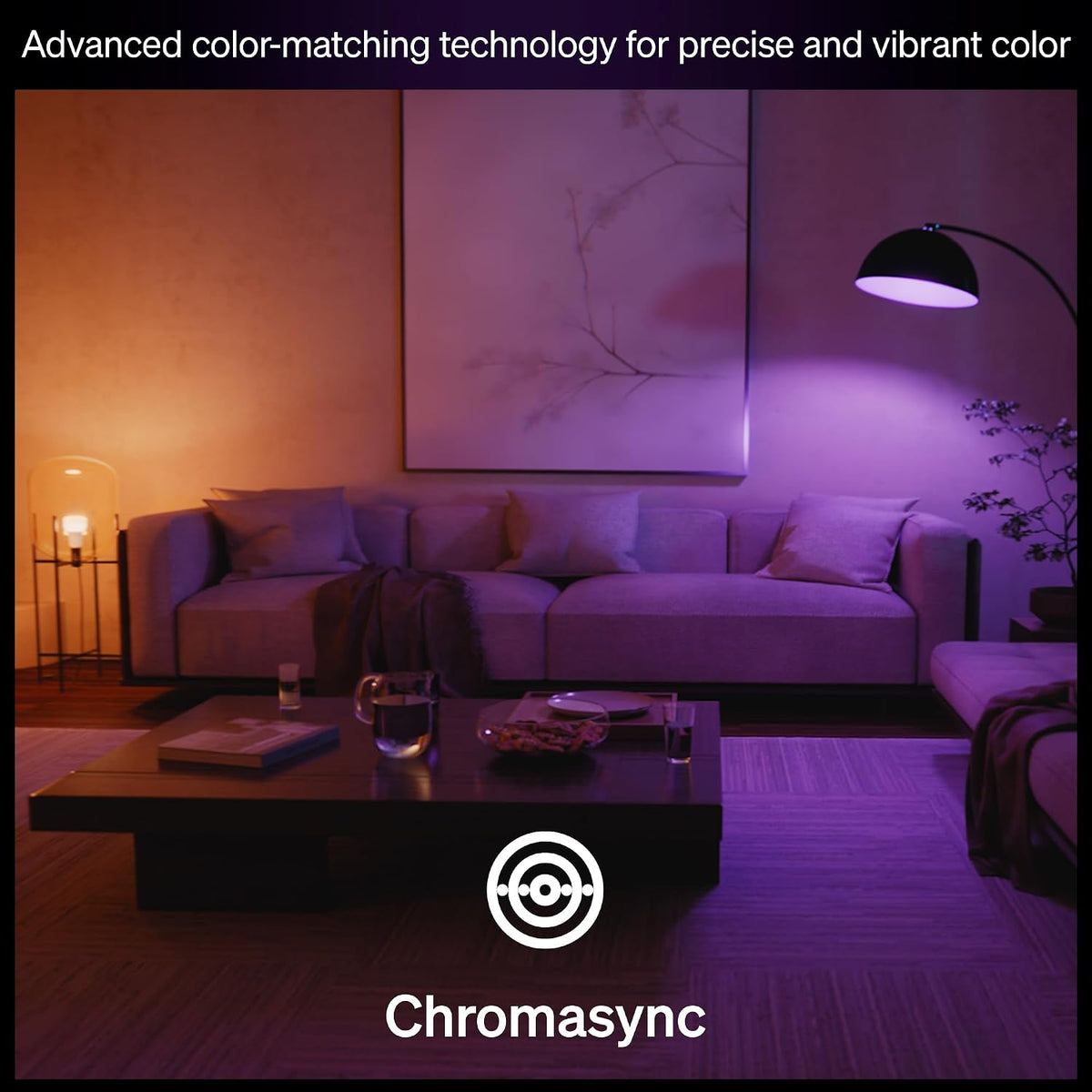 Philips Hue Smart LED A19 Bulb, 3-Pack