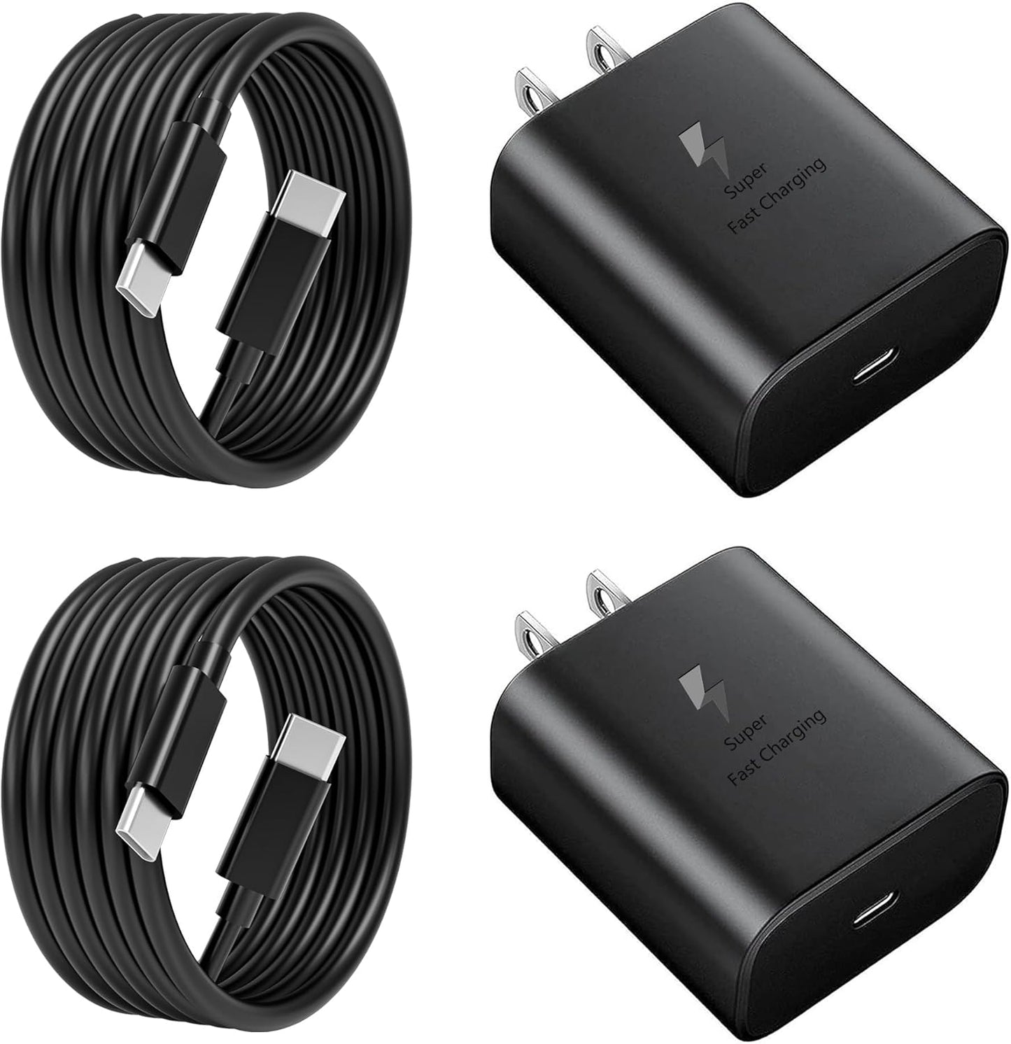45W Super Fast Charger USB C- 45 Watt Type C Fast Charging Android Phone Charger Compatible with Samsung Galaxy S25 Ultra/S25/S25+/S26/S26+/S26Ultra/S24+/S24 Ultra/S23 Ultra Tab,6ft C Cable