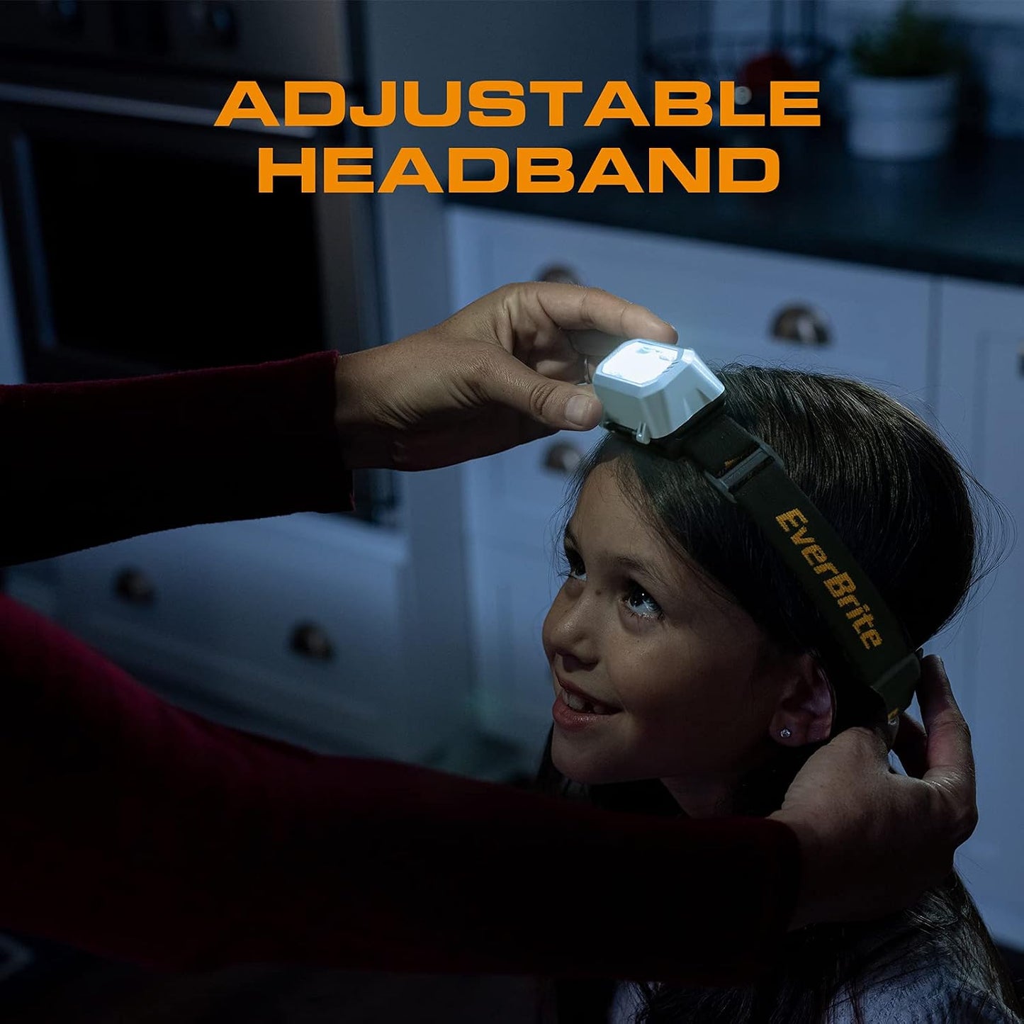 EverBrite 5 Pack LED Headlamp, 4 Lighting Modes with Pivoting Light Head | Batteries Included, IPX4 Water Resistant, Adjustable Headband, Battery Powered, Ideal for Camping, Running, Hiking, Emergency