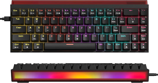 Womier 60% Keyboard Gaming with Light Box, Wired Mechanical Keyboard