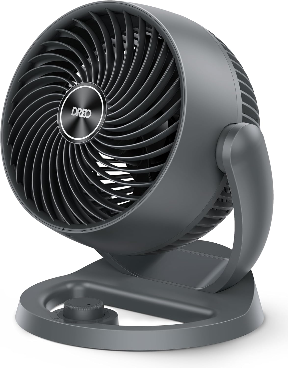 DREO Desk Fan, 12-Inch Air Circulator Fan for Bedroom, 70ft Powerful Airflow, 120° Tilt Adjustment, 25dB Ultra-Quiet, 3 Speeds Small Table Fan for Whole Room, Home, Office