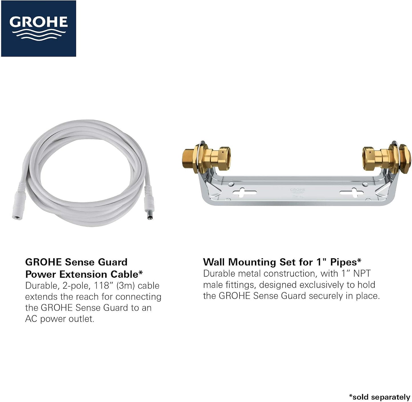 Grohe 22503LN0 Sense Guard Smart Water Controller , White