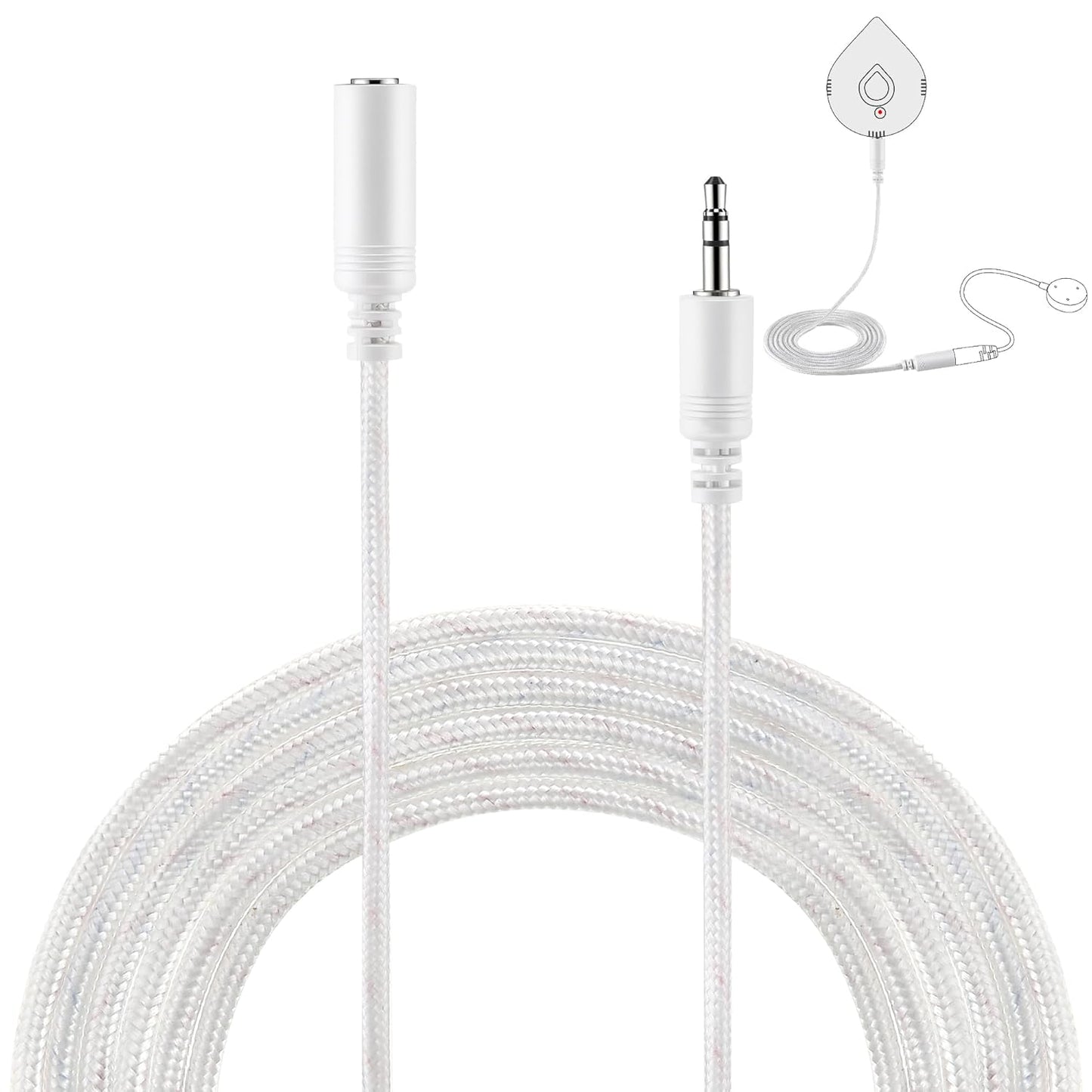 Feekoon Foot Sensing Add Compatible with Moen 920-006, 6' Leak Sensor Extension Cable Accessory Compatible with Flo Smart Water Detector 920-004 920-005, White