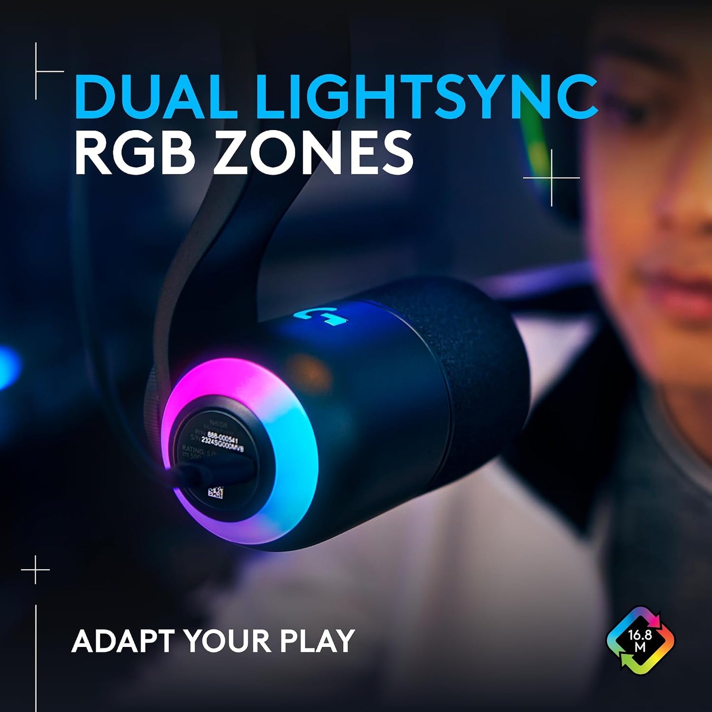 Logitech G Yeti GX Dynamic RGB Gaming/Podcast USB Microphone - Black | LIGHTSYNC, USB mic for streaming, supercardioid, USB plug and play for PC/Mac