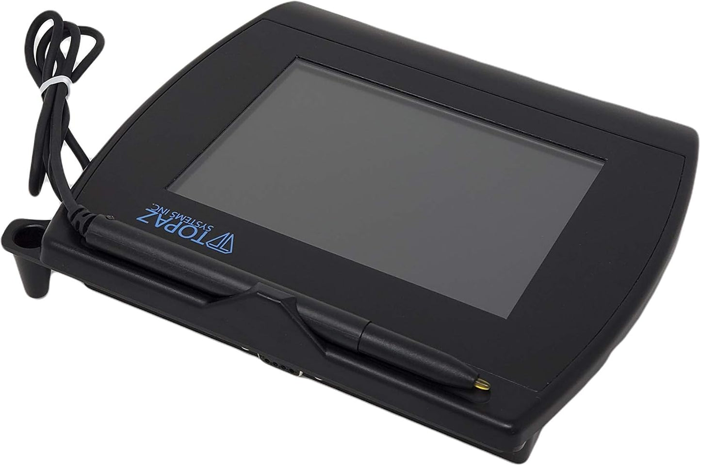 Topaz T-LBK57GC-BBSB-R SigGem Color 5.7 Signature Capture Pad, Dual Serial/Virtual Serial via USB (Renewed)