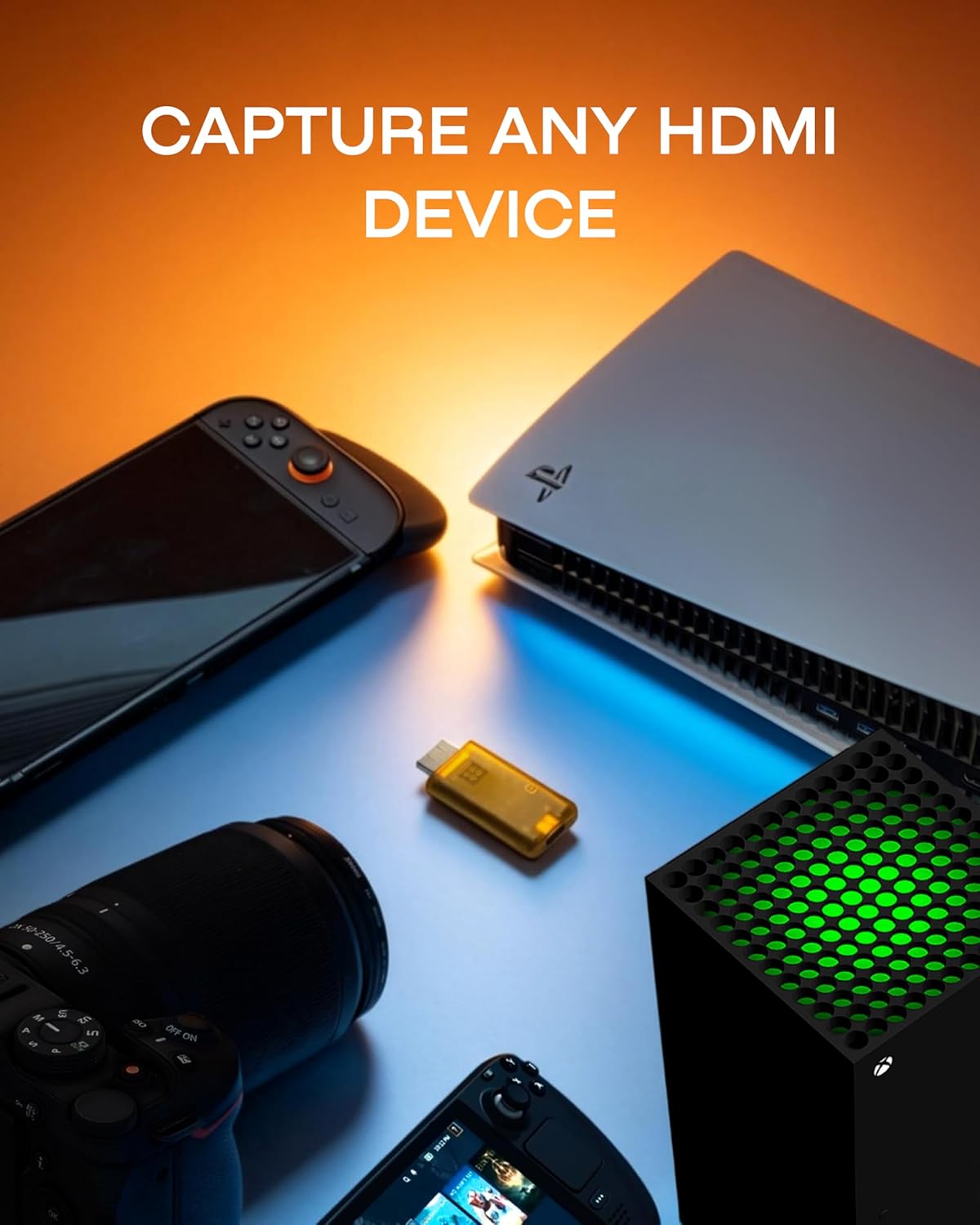 GENKI ShadowCast 3 Pro 4K60 Capture Card HDMI Passthrough USB-C | Zero-latency HDMI passthrough, 1440p120 & 1080p240 support, USB-C, OBS ready, and works with consoles, cameras, and laptops