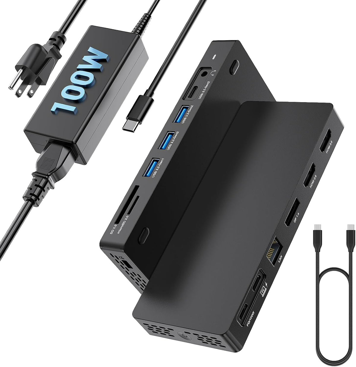 Surface Thunderbolt 4 Dock 16 in 1 Triple Displays with Power Adapter