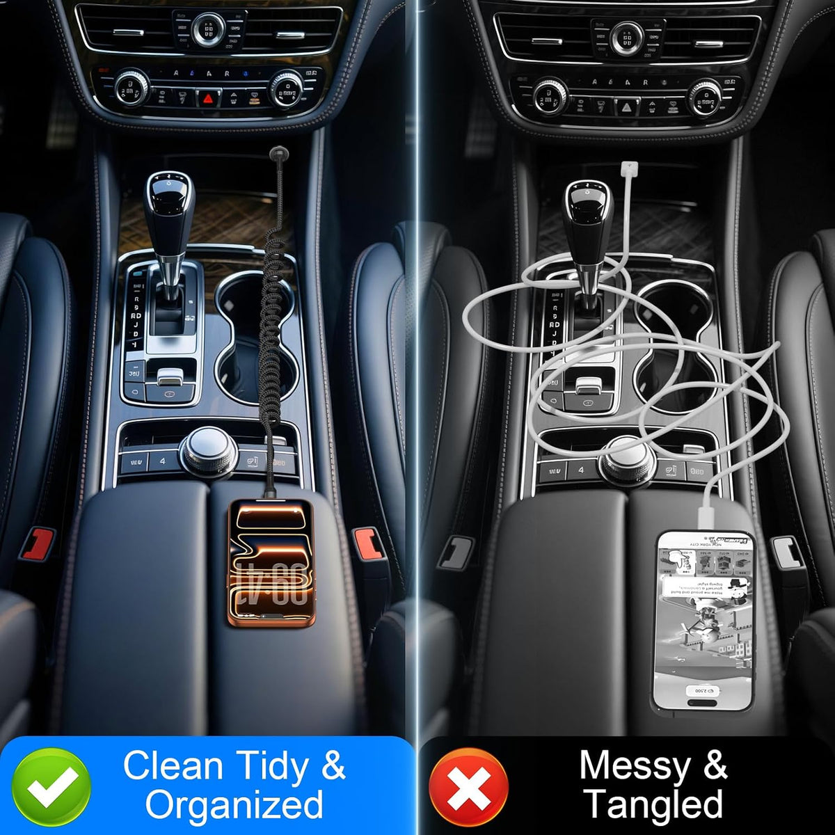 USB C Cable 3ft 2Pack Coiled USB C to C Fast Charging Cable Nylon Braided