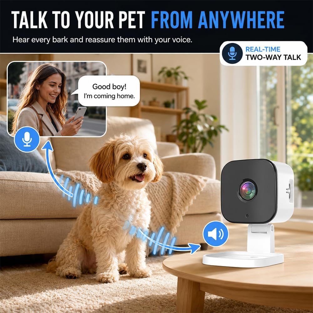 2K Window Camera, Window Cameras for Home Security with Night Vision