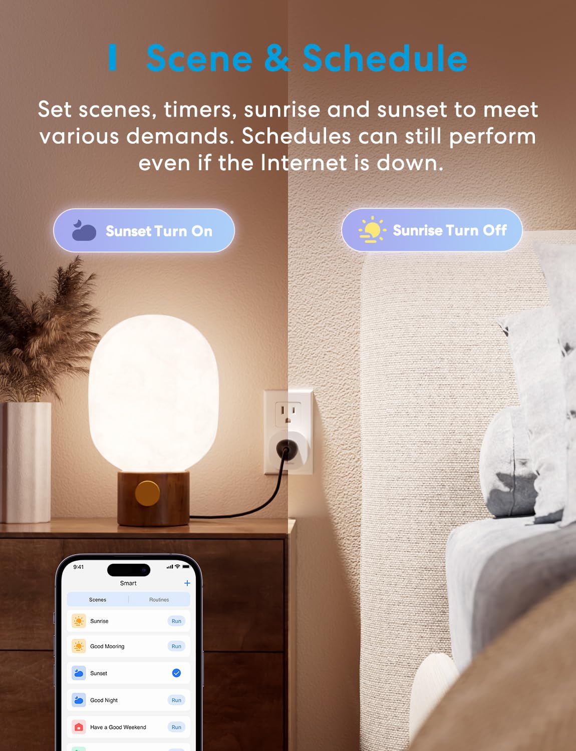 meross Matter Smart Plug Mini, Compact Size,100% Privacy Wi-Fi Smart Outlet | FFS Easy Setup, App & Voice Control Supports Apple Home, Alexa, Google Home with Schedule & Timer, 2.4G Wi-Fi Only (4 Pack)