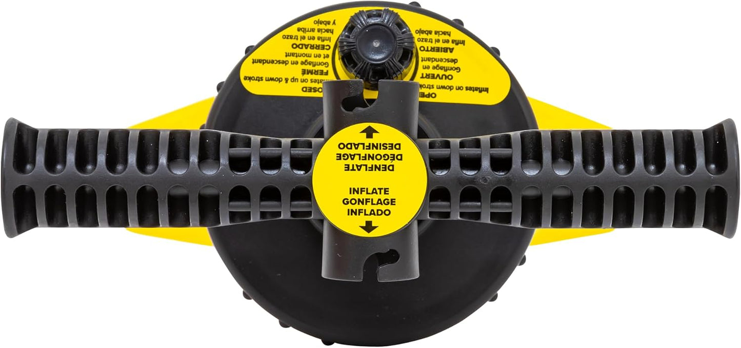 Airhead Manual Air Pump for Pool and Lake Inflatables Including Mattresses and Towable Tubes