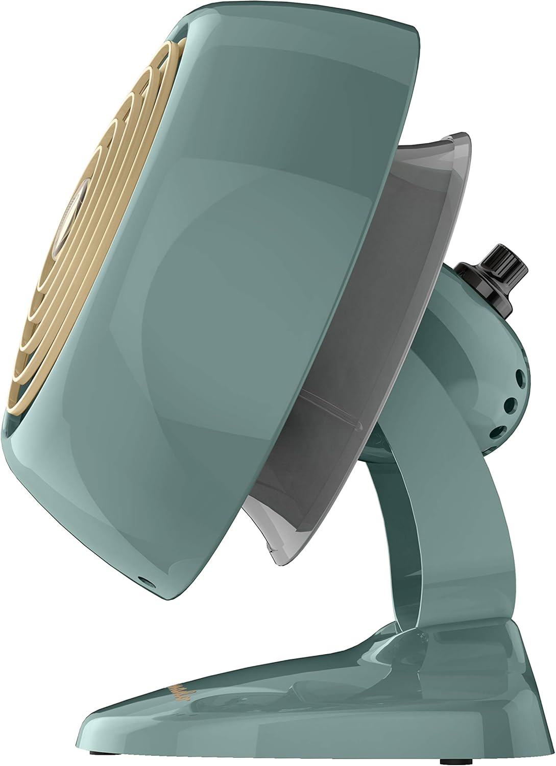 Vornado VFAN™ Mini Classic Vintage Metal Desk Fan, 2-Speed, Adjustable Tilt, Personal Air Circulator for Bedroom, Office, Dorm Room, Portable Quiet, Vintage Green